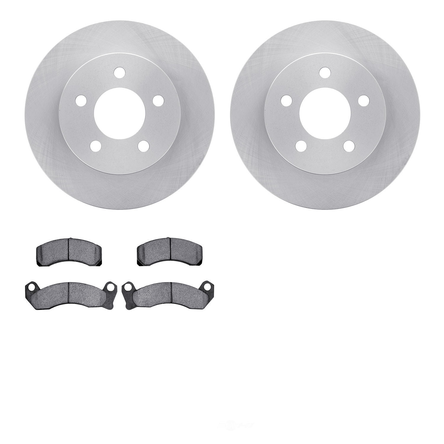 Dynamic Friction Company 6502-56041 DFC Brake Rotor with 5000 Advanced Brake Pads