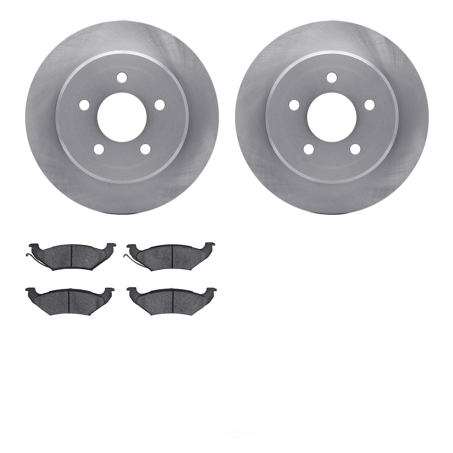 Dynamic Friction Company 6502-56047 DFC Brake Rotor with 5000 Advanced Brake Pads