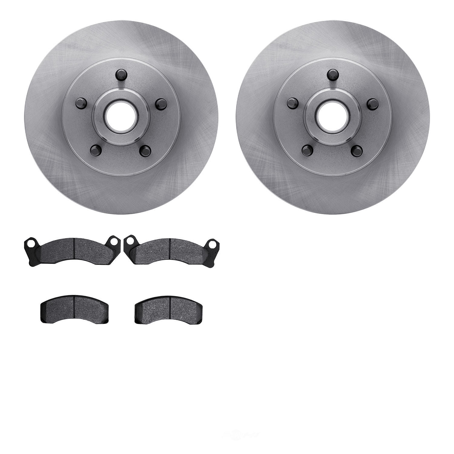 Dynamic Friction Company 6502-56052 DFC Brake Rotor with 5000 Advanced Brake Pads