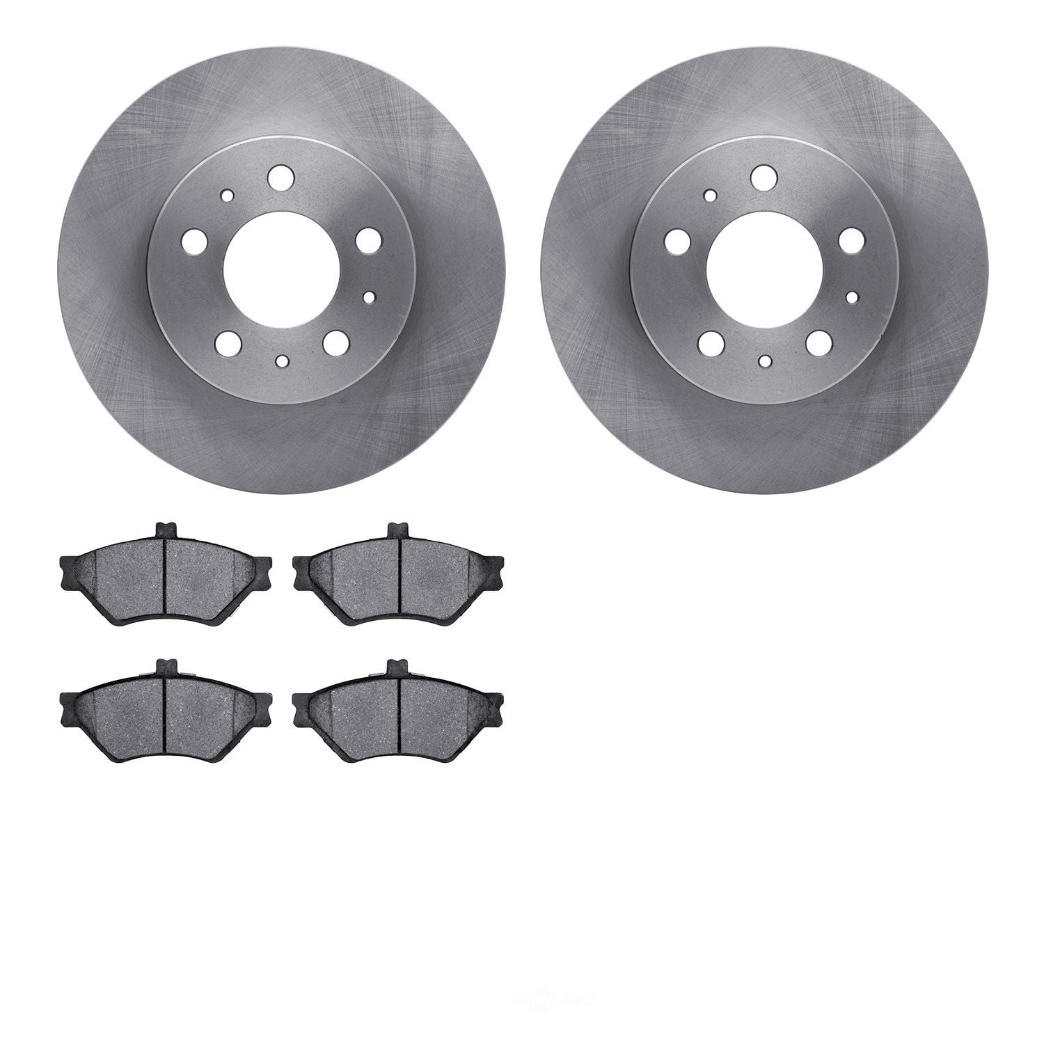 Dynamic Friction Company 6502-56058 DFC Brake Rotor with 5000 Advanced Brake Pads