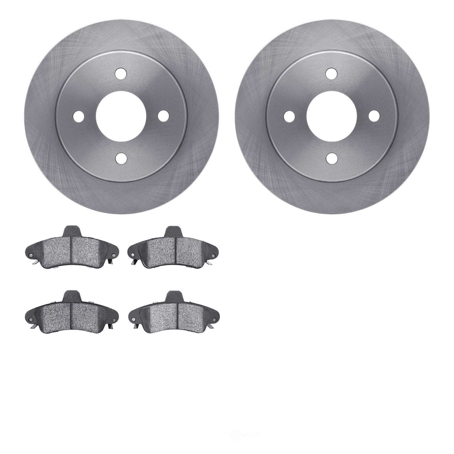 Dynamic Friction Company 6502-56069 DFC Brake Rotor with 5000 Advanced Brake Pads