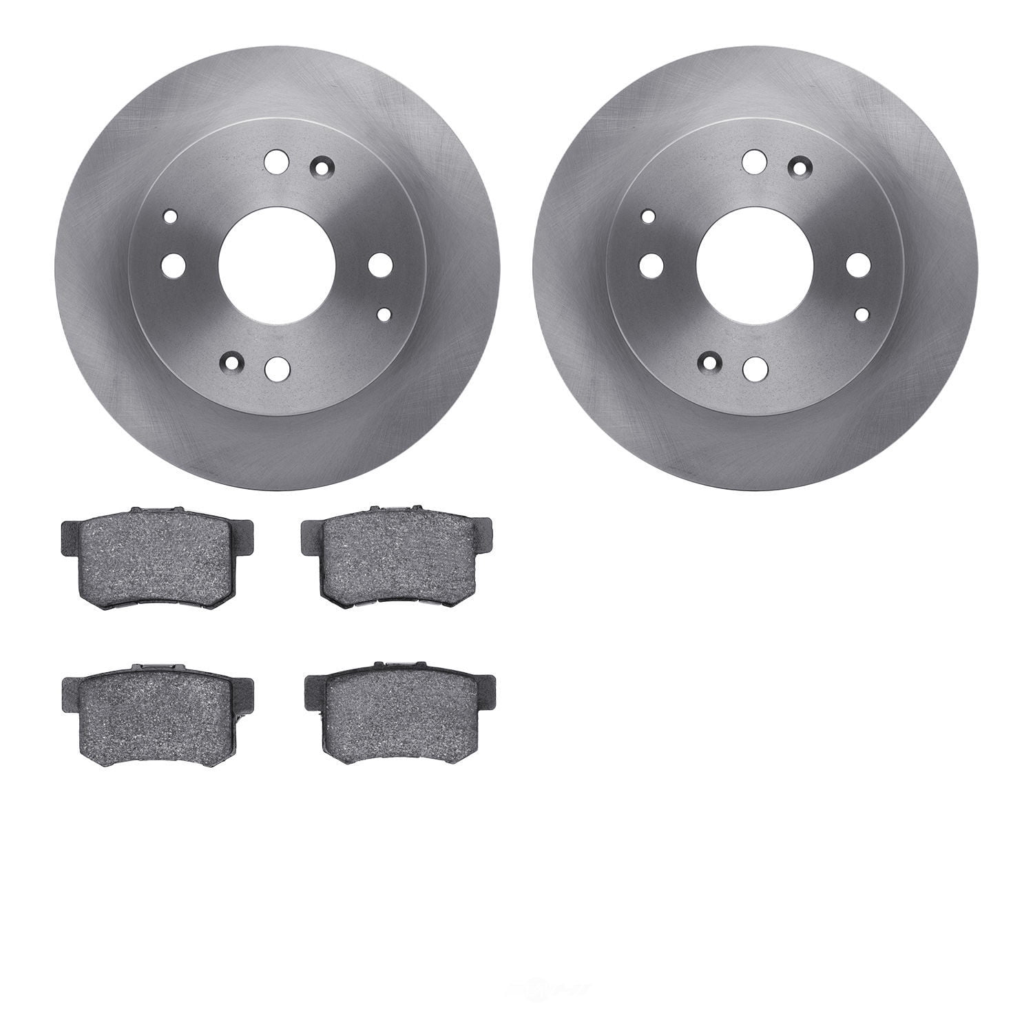 Dynamic Friction Company 6502-58061 DFC Brake Rotor with 5000 Advanced Brake Pads