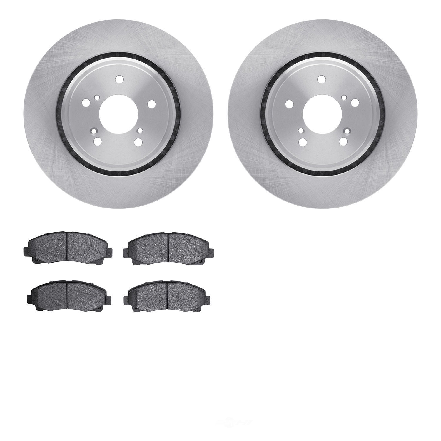 Dynamic Friction Company 6502-58136 DFC Brake Rotor with 5000 Advanced Brake Pads