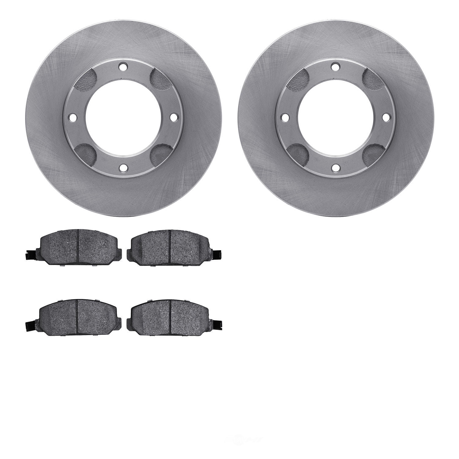 Dynamic Friction Company 6502-59102 DFC Brake Rotor with 5000 Advanced Brake Pads