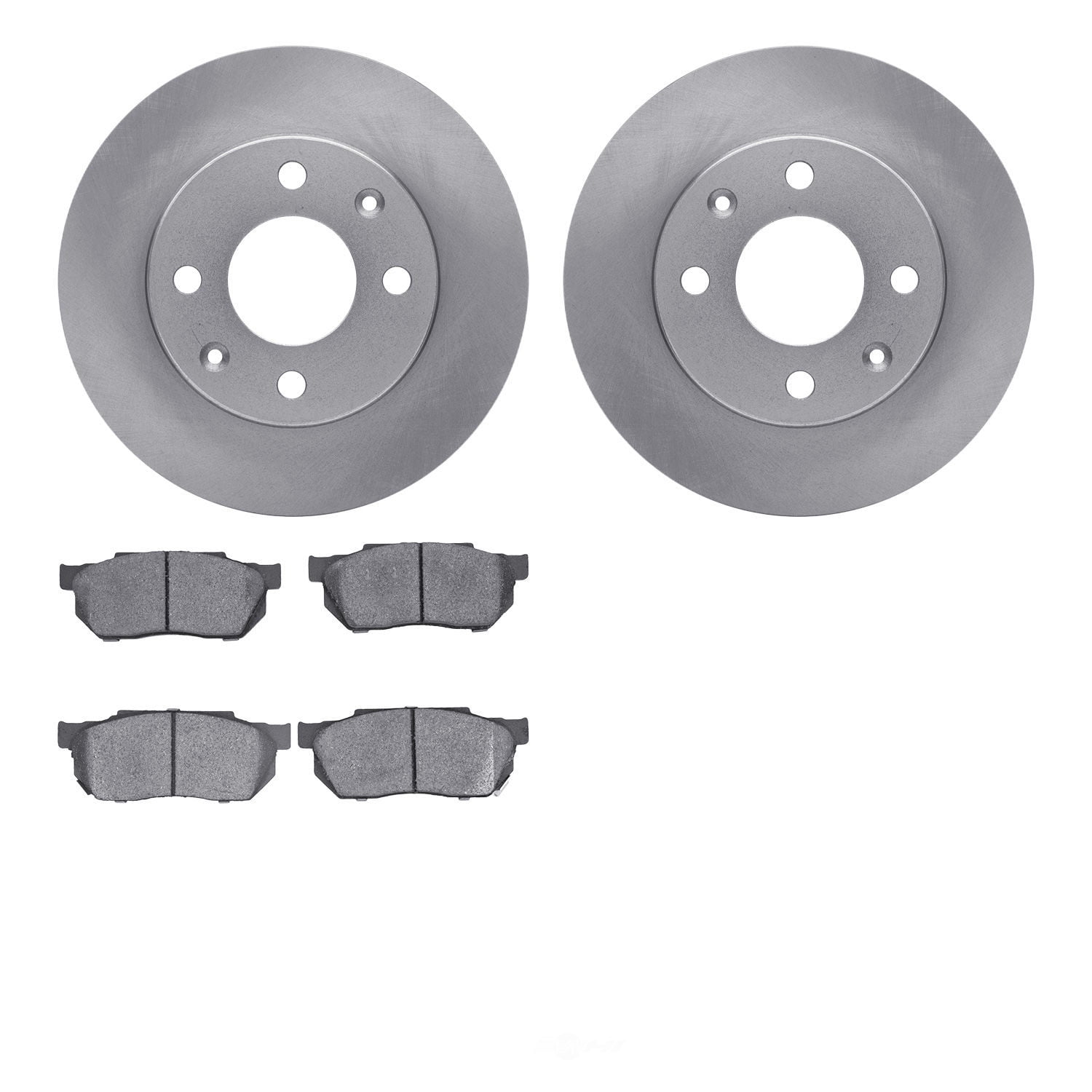 Dynamic Friction Company 6502-59105 DFC Brake Rotor with 5000 Advanced Brake Pads