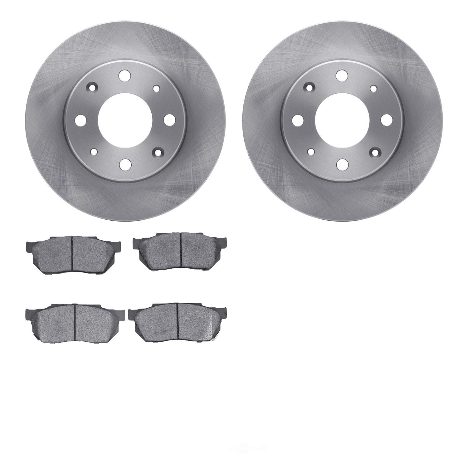Dynamic Friction Company 6502-59117 DFC Brake Rotor with 5000 Advanced Brake Pads