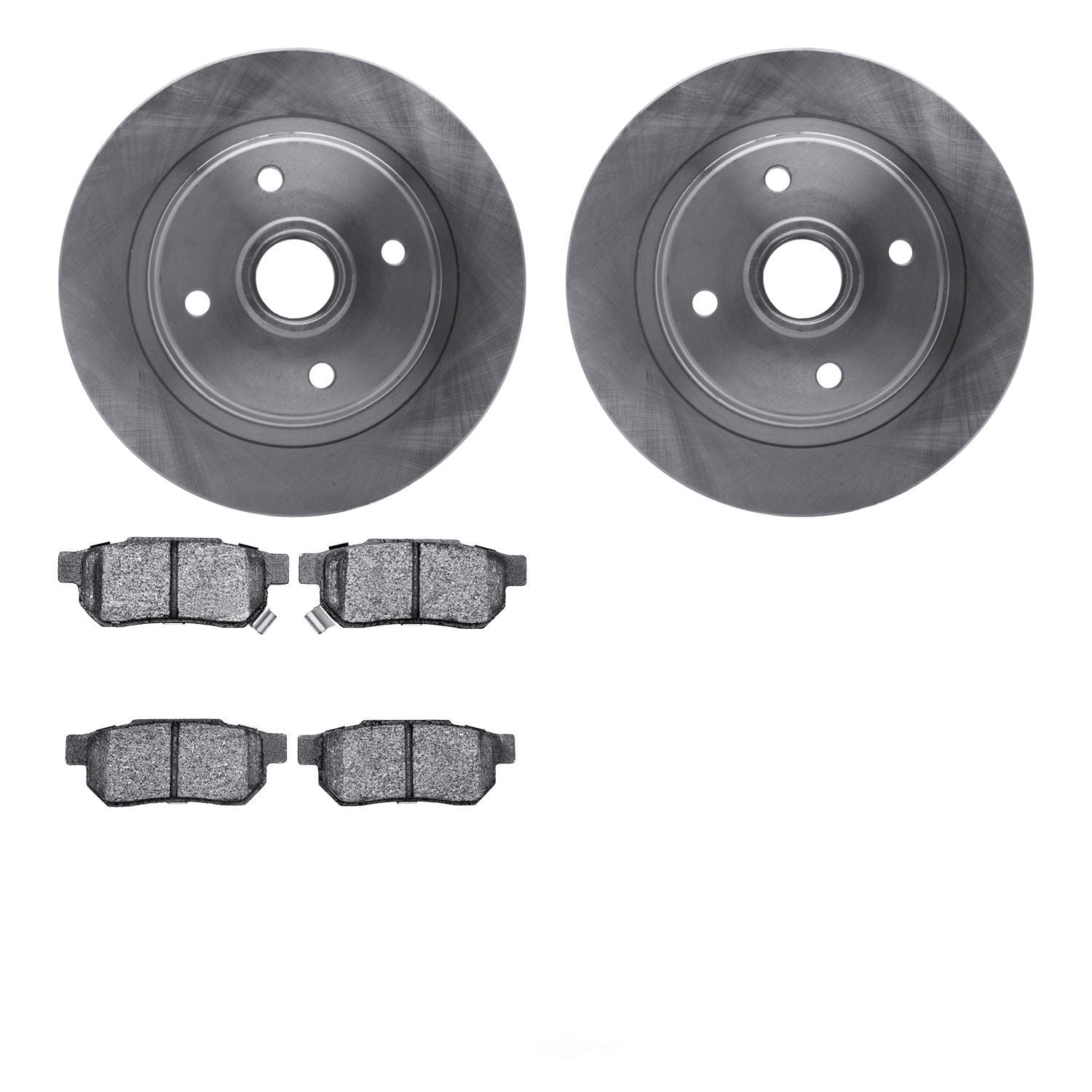 Dynamic Friction Company 6502-59142 DFC Brake Rotor with 5000 Advanced Brake Pads