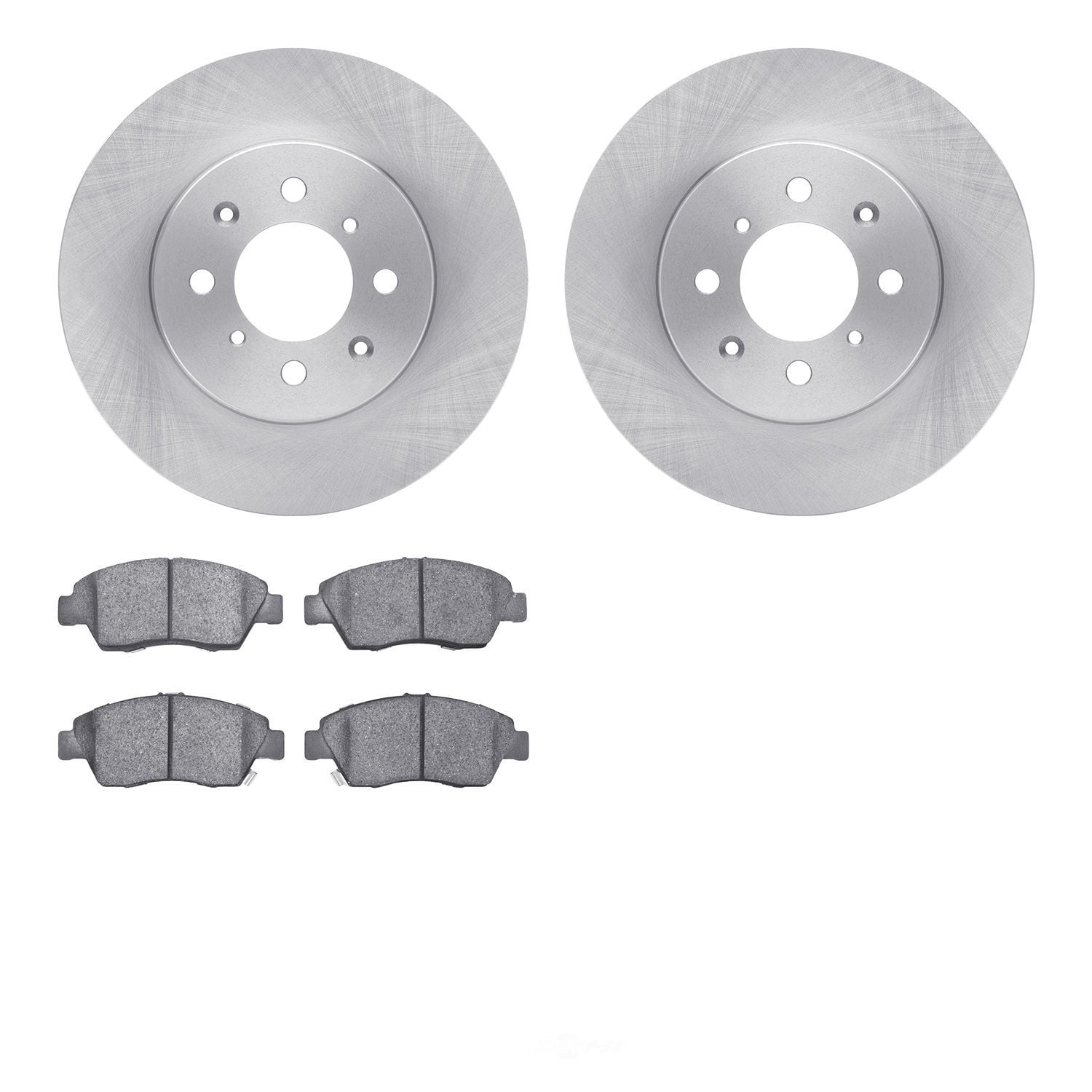 Dynamic Friction Company 6502-59187 DFC Brake Rotor with 5000 Advanced Brake Pads
