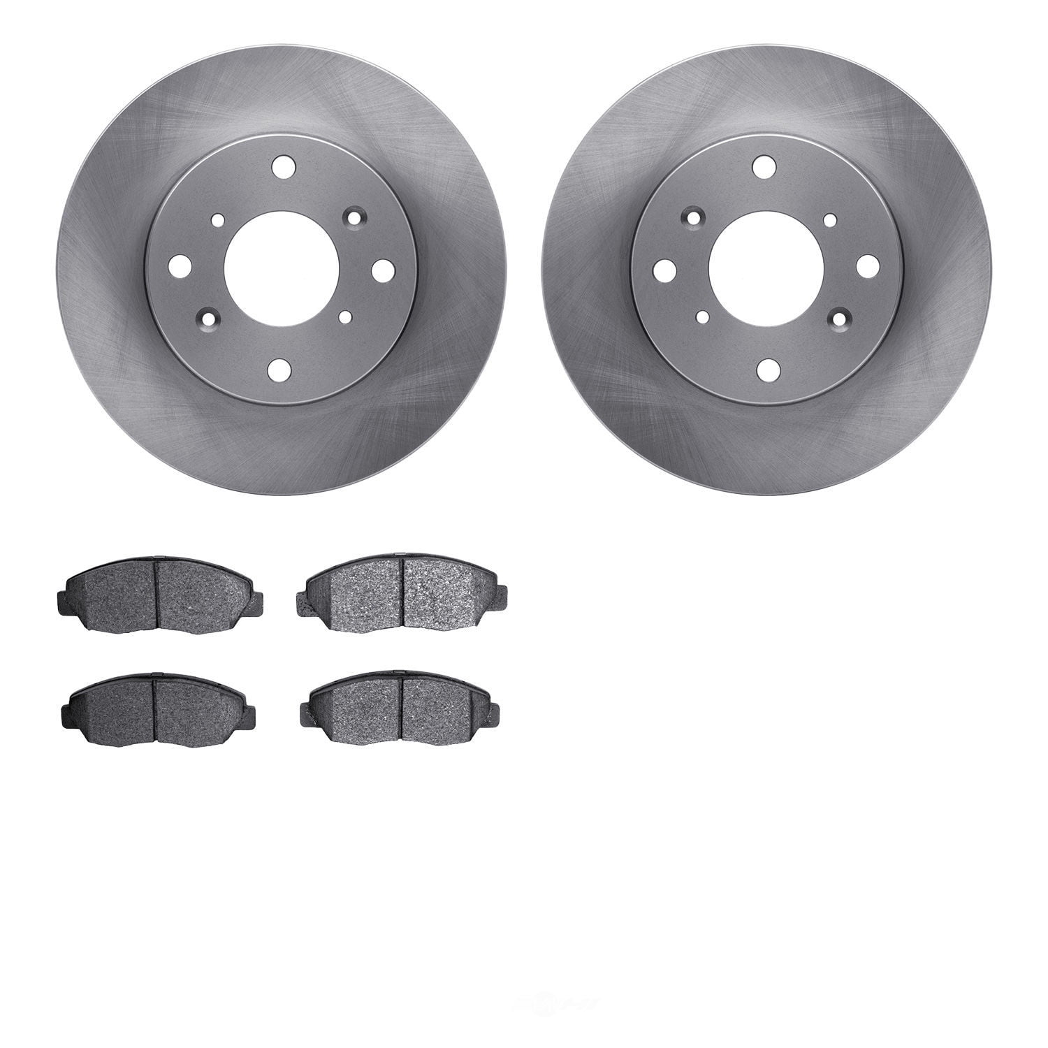 Dynamic Friction Company 6502-59232 DFC Brake Rotor with 5000 Advanced Brake Pads