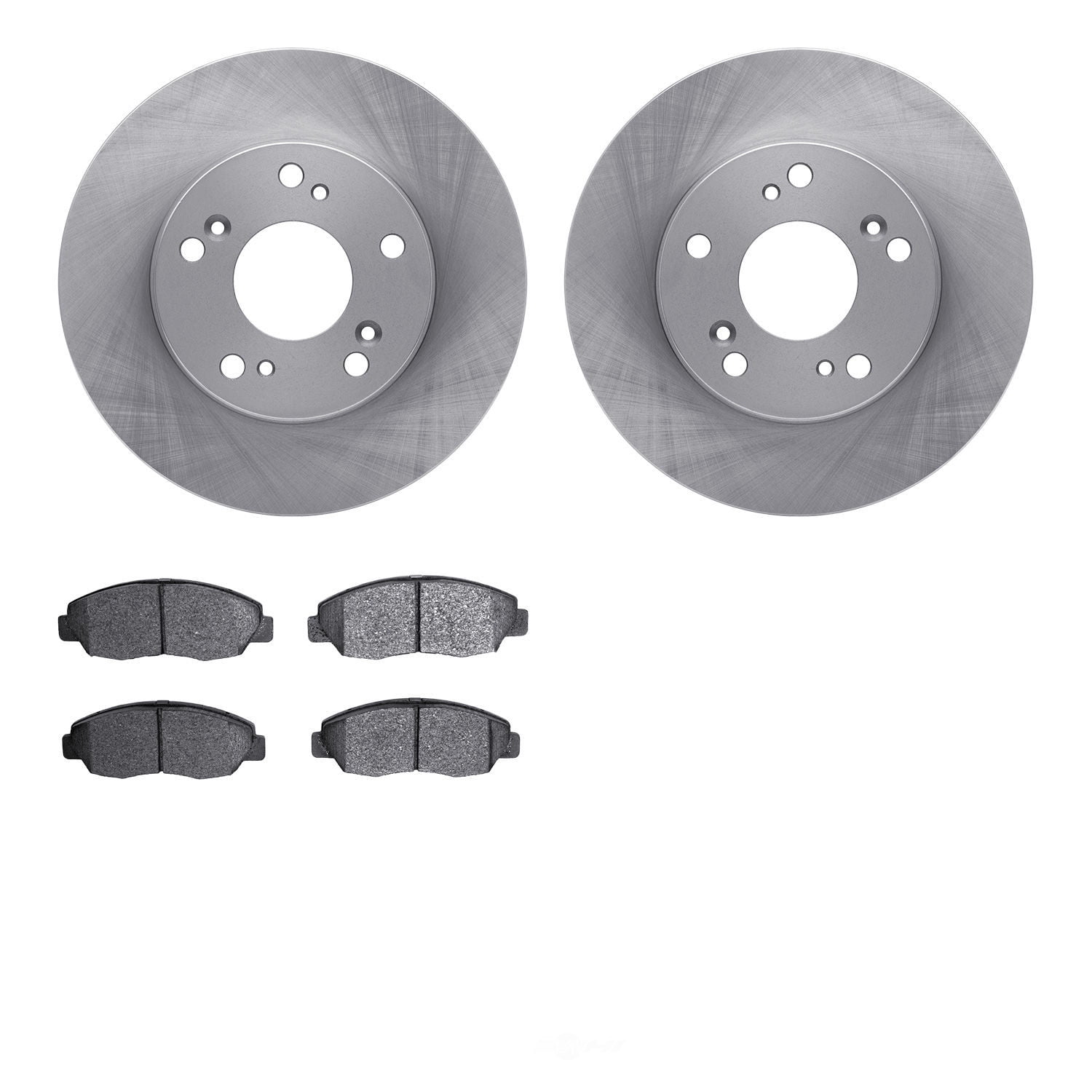 Dynamic Friction Company 6502-59260 DFC Brake Rotor with 5000 Advanced Brake Pads