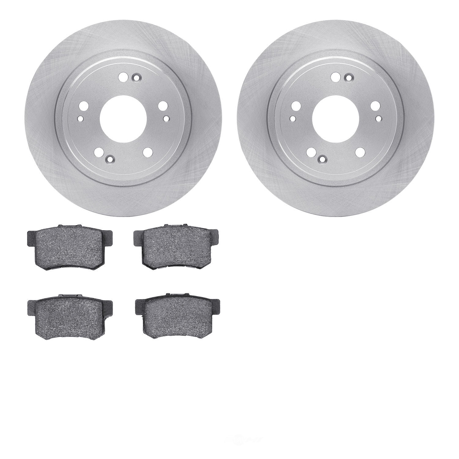 Dynamic Friction Company 6502-59270 DFC Brake Rotor with 5000 Advanced Brake Pads