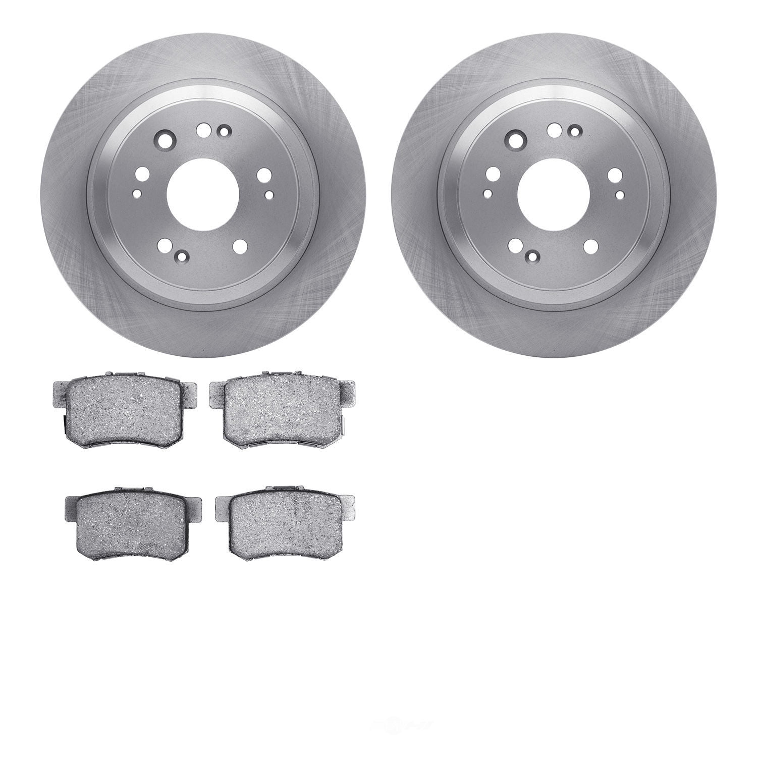 Dynamic Friction Company 6502-59276 DFC Brake Rotor with 5000 Advanced Brake Pads