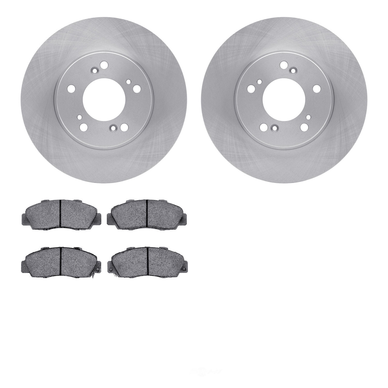 Dynamic Friction Company 6502-59312 DFC Brake Rotor with 5000 Advanced Brake Pads