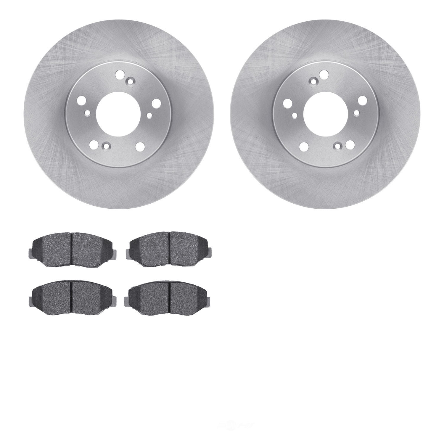 Dynamic Friction Company 6502-59327 DFC Brake Rotor with 5000 Advanced Brake Pads