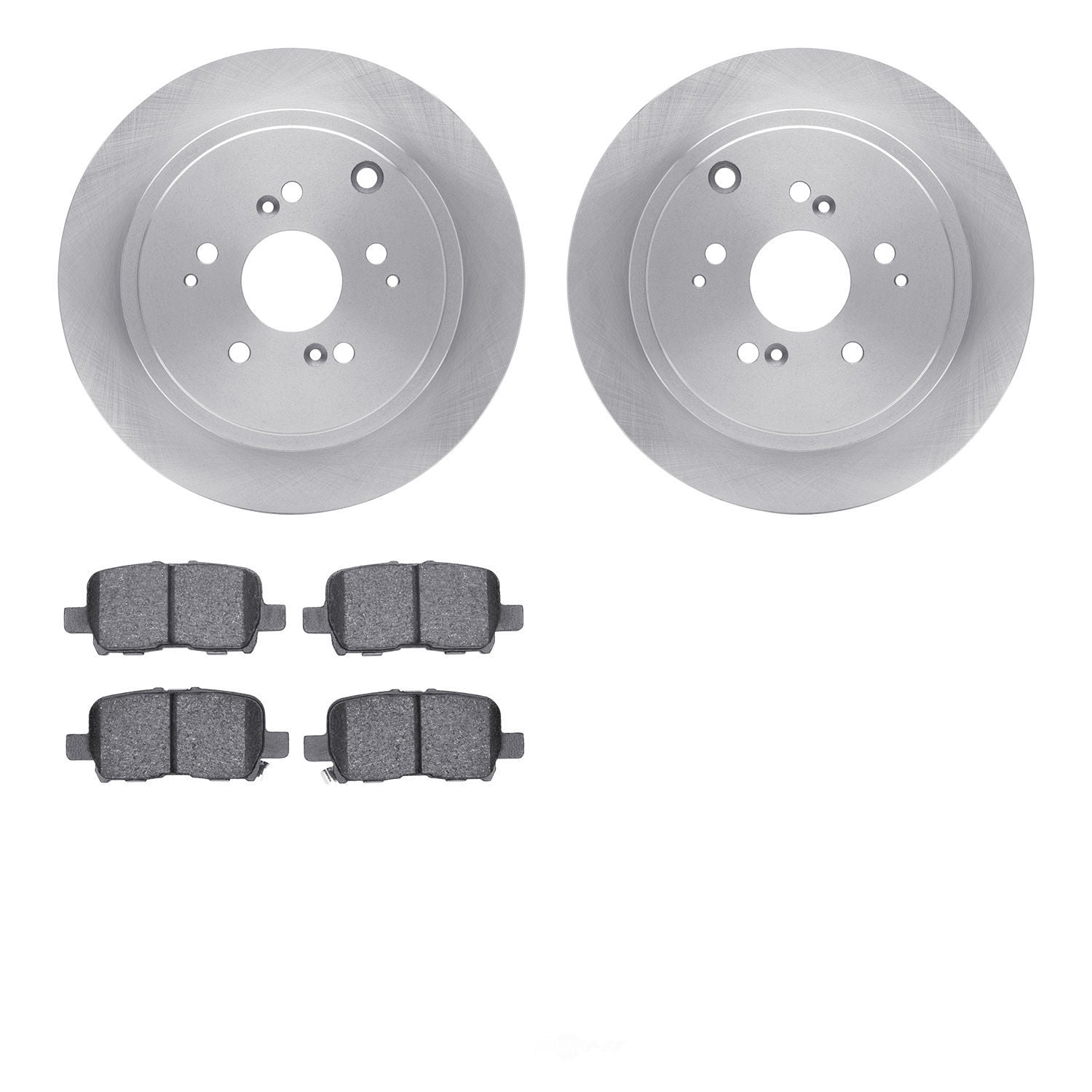 Dynamic Friction Company 6502-59354 DFC Brake Rotor with 5000 Advanced Brake Pads