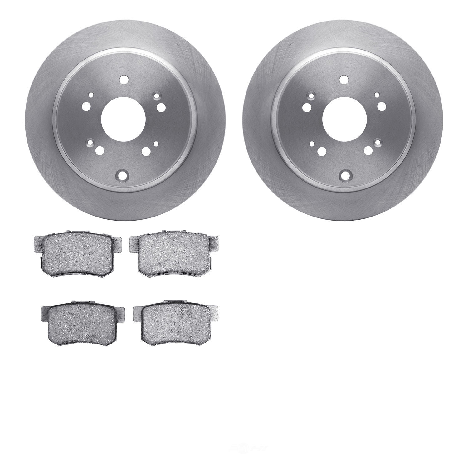Dynamic Friction Company 6502-59380 DFC Brake Rotor with 5000 Advanced Brake Pads