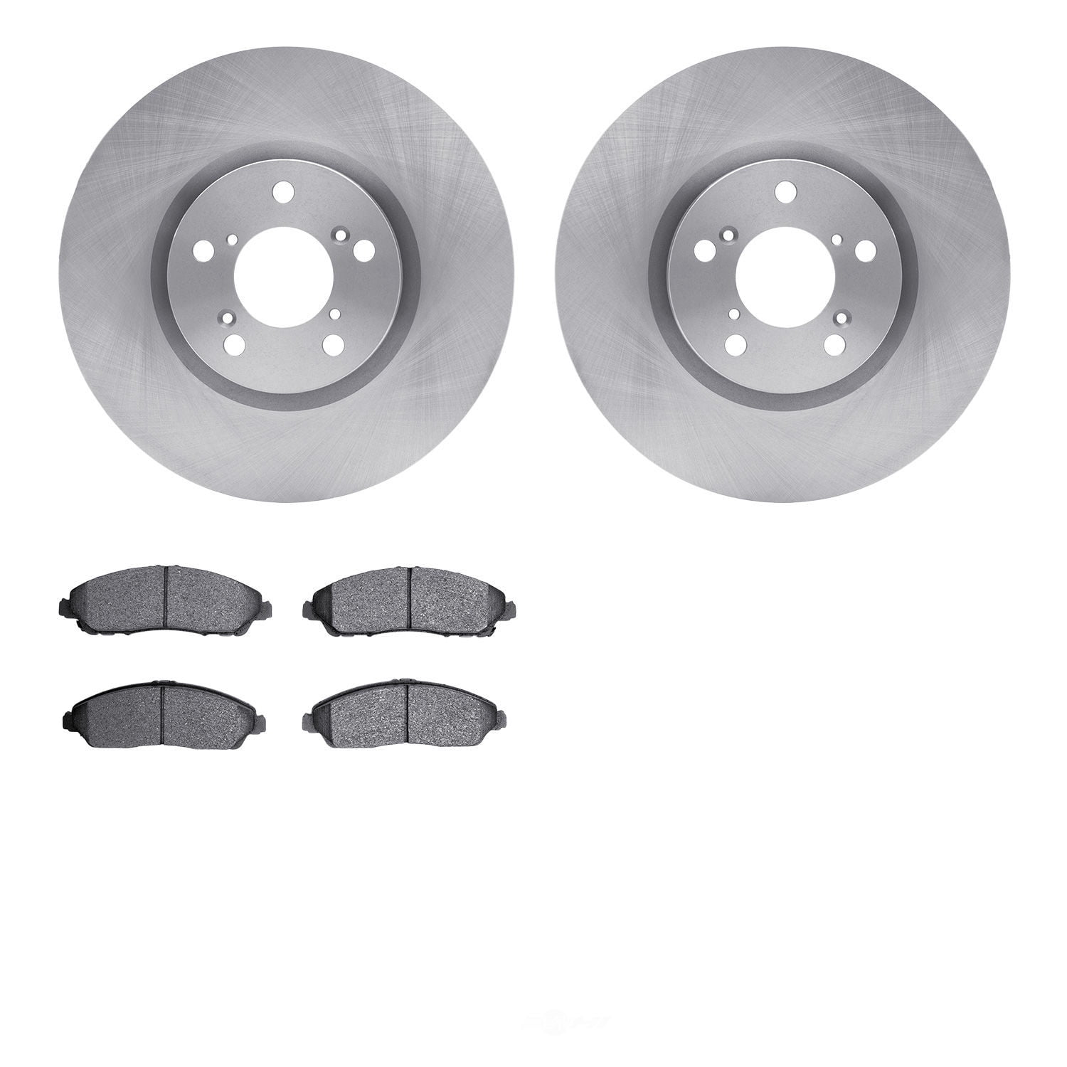 Dynamic Friction Company 6502-59399 DFC Brake Rotor with 5000 Advanced Brake Pads
