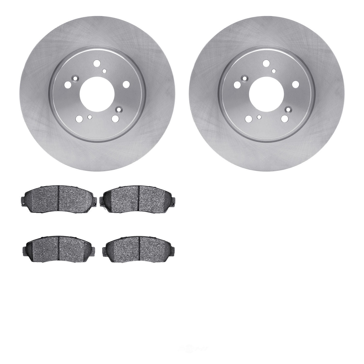 Dynamic Friction Company 6502-59408 DFC Brake Rotor with 5000 Advanced Brake Pads