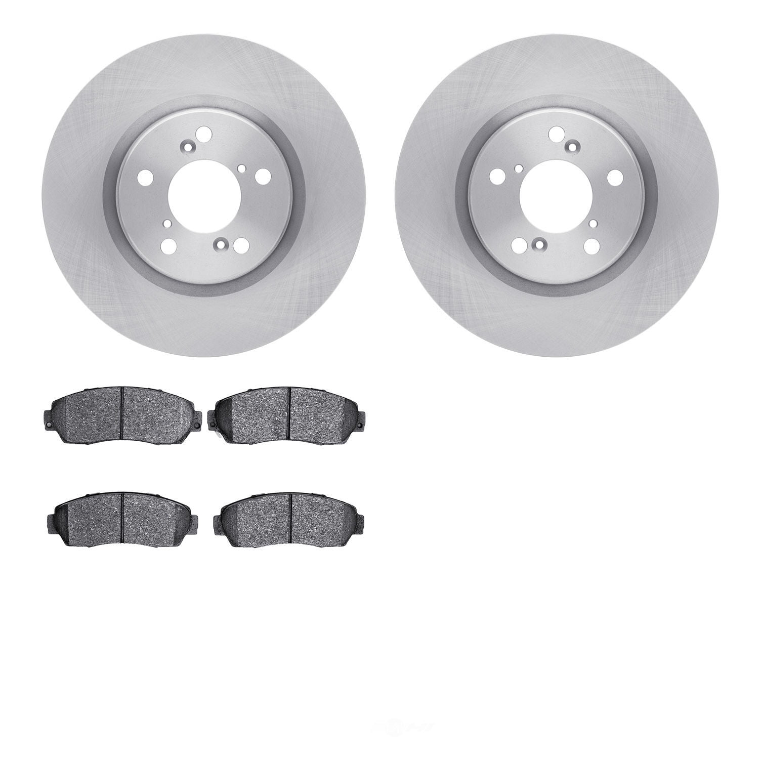 Dynamic Friction Company 6502-59411 DFC Brake Rotor with 5000 Advanced Brake Pads