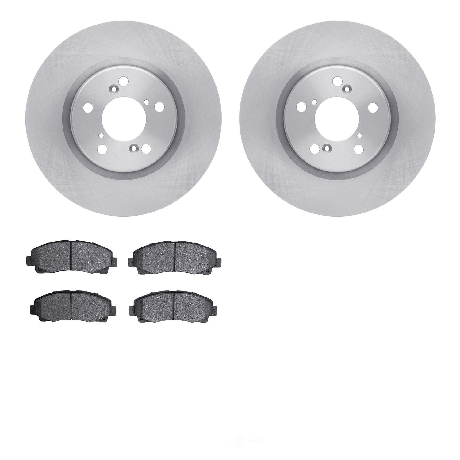 Dynamic Friction Company 6502-59412 DFC Brake Rotor with 5000 Advanced Brake Pads