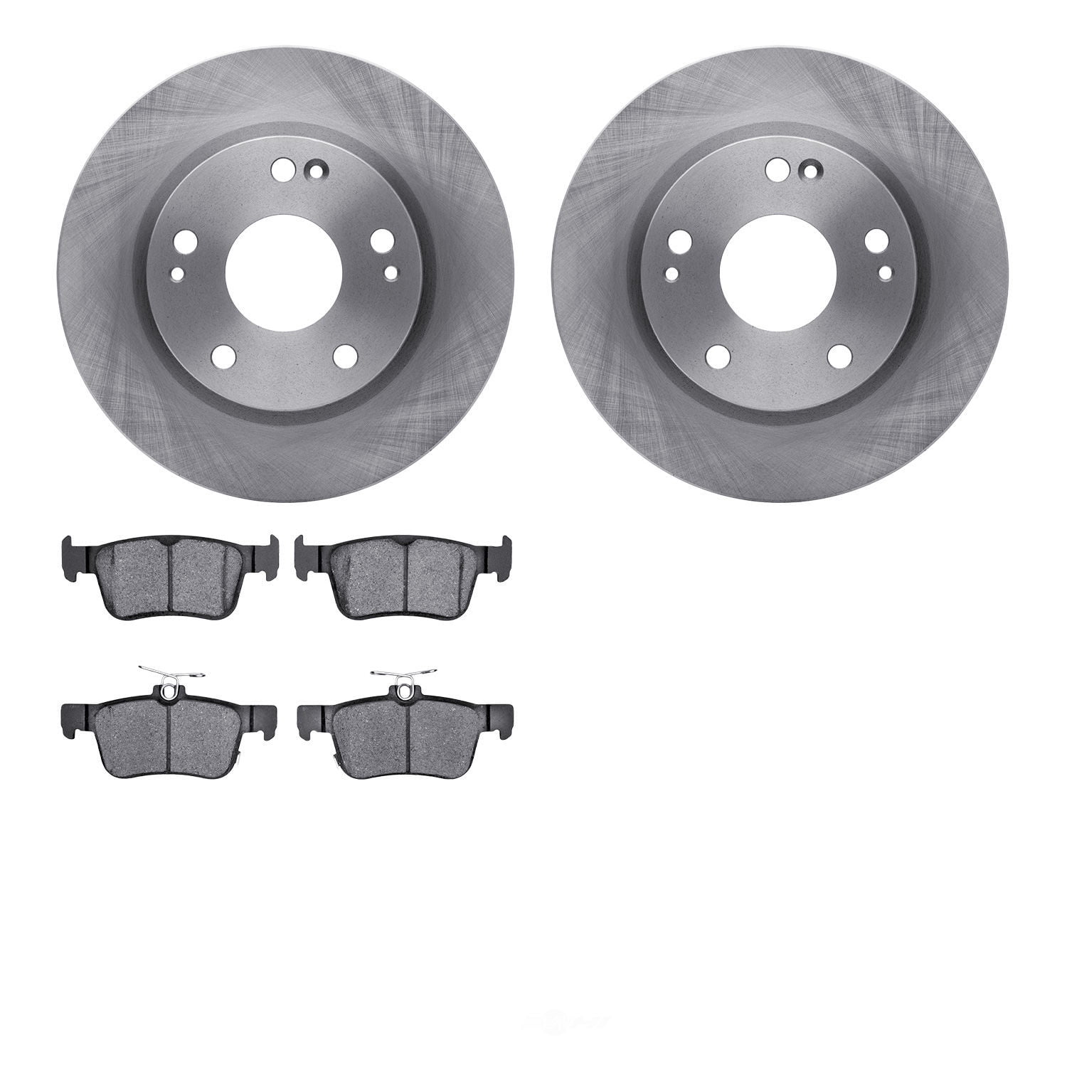Dynamic Friction Company 6502-59435 DFC Brake Rotor with 5000 Advanced Brake Pads