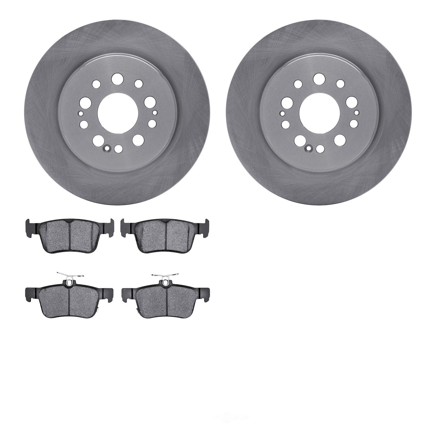 Dynamic Friction Company 6502-59498 DFC Brake Rotor with 5000 Advanced Brake Pads