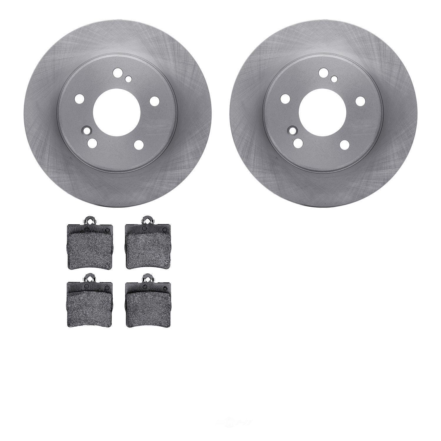 Dynamic Friction Company 6502-63180 DFC Brake Rotor with 5000 Advanced Brake Pads