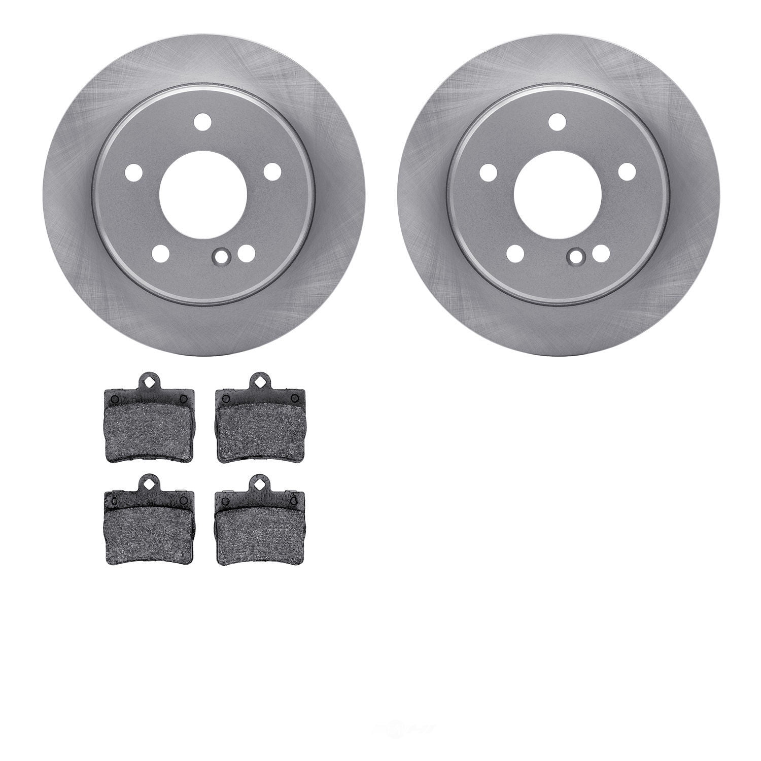 Dynamic Friction Company 6502-63232 DFC Brake Rotor with 5000 Advanced Brake Pads