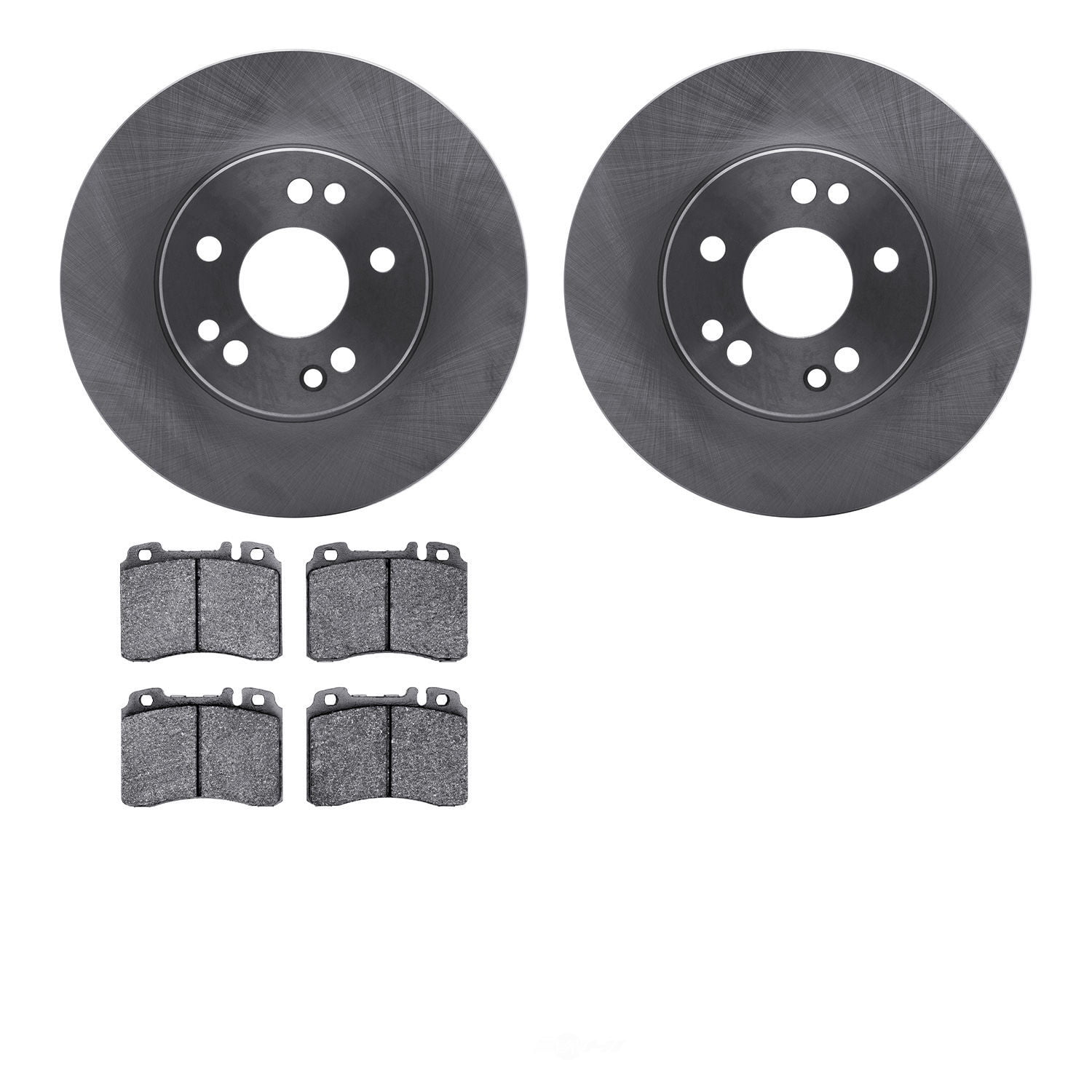 Dynamic Friction Company 6502-63243 DFC Brake Rotor with 5000 Advanced Brake Pads