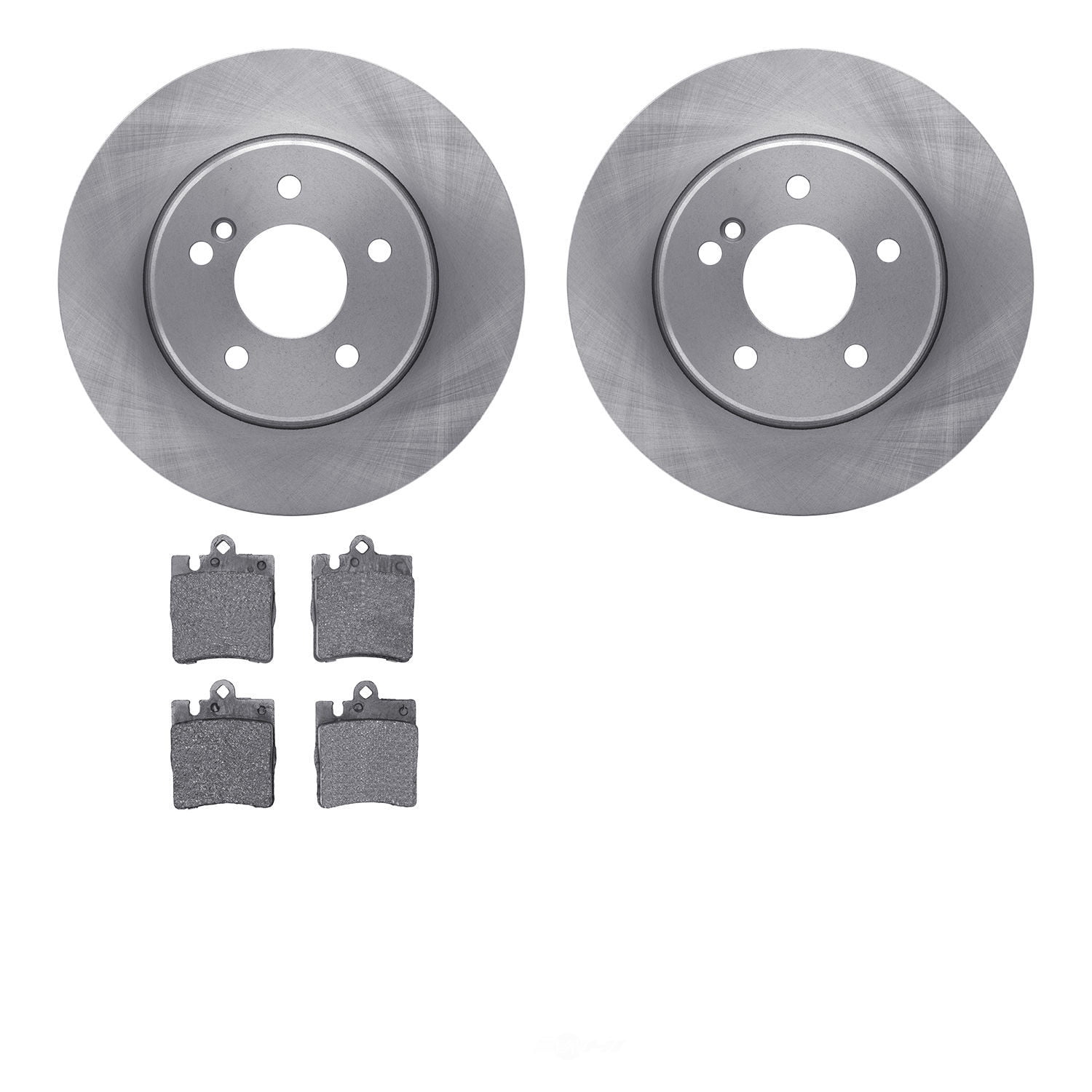 Dynamic Friction Company 6502-63247 DFC Brake Rotor with 5000 Advanced Brake Pads