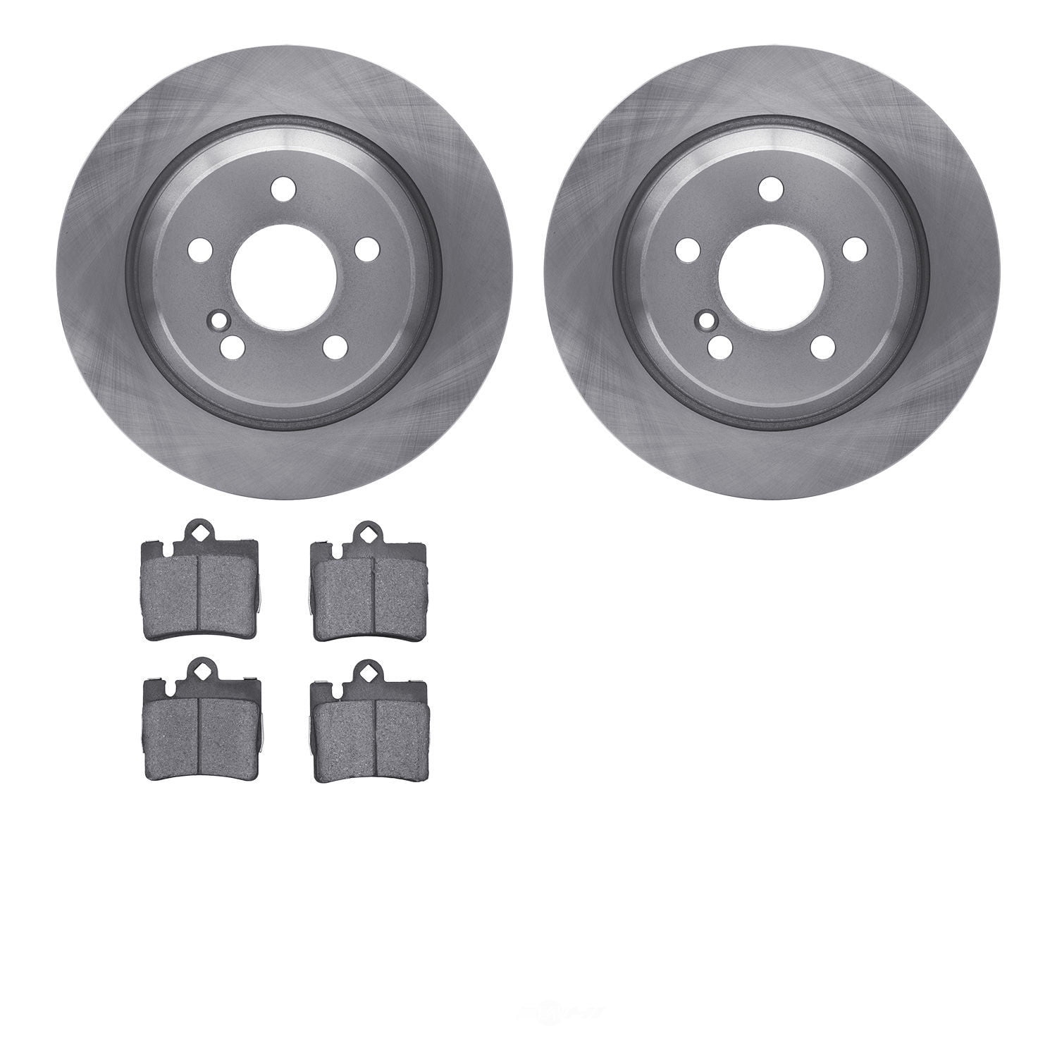 Dynamic Friction Company 6502-63252 DFC Brake Rotor with 5000 Advanced Brake Pads