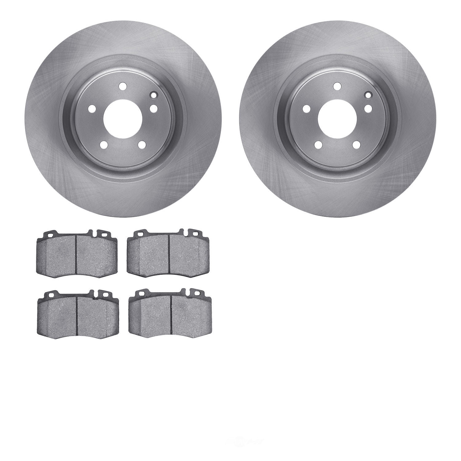 Dynamic Friction Company 6502-63286 DFC Brake Rotor with 5000 Advanced Brake Pads