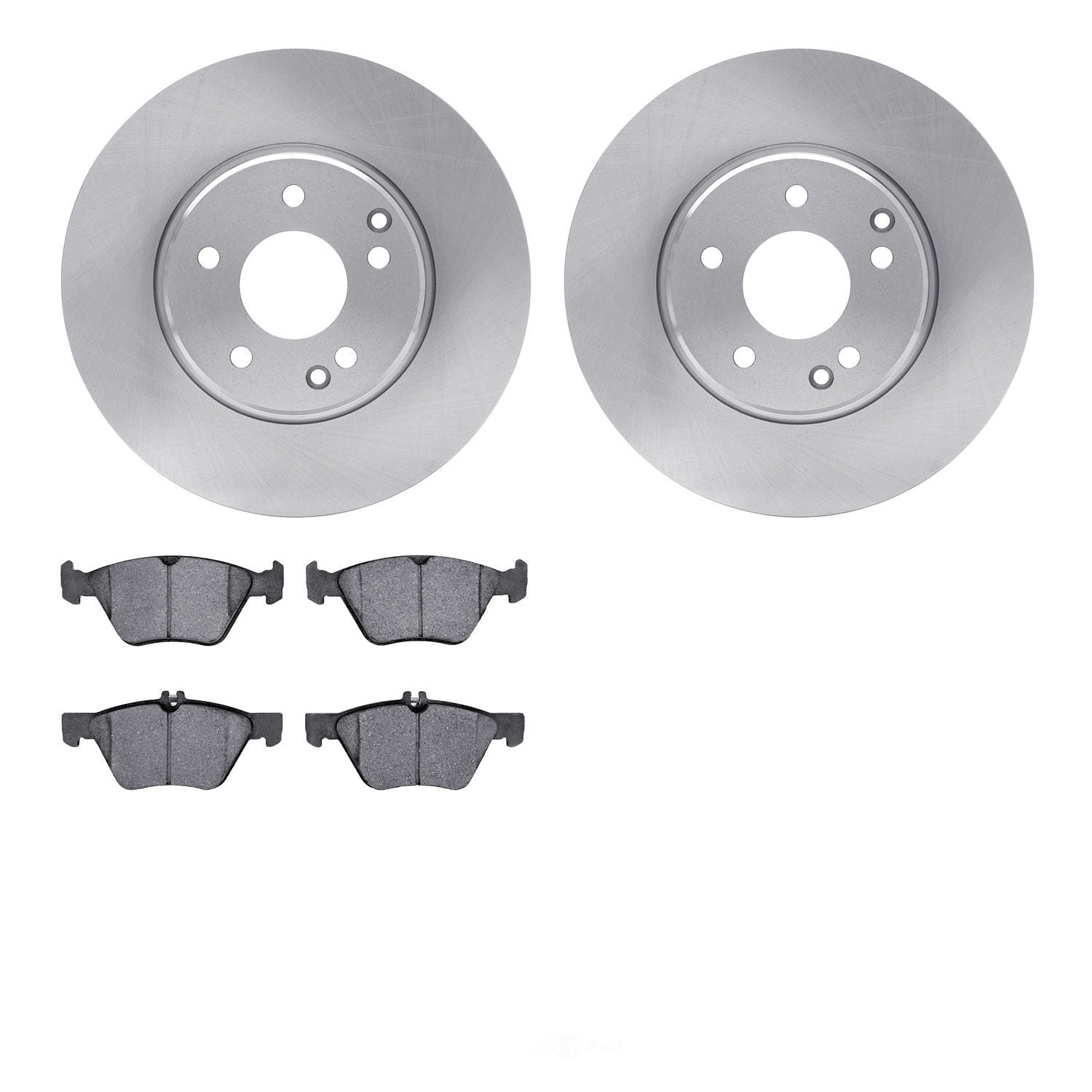 Dynamic Friction Company 6502-63301 DFC Brake Rotor with 5000 Advanced Brake Pads