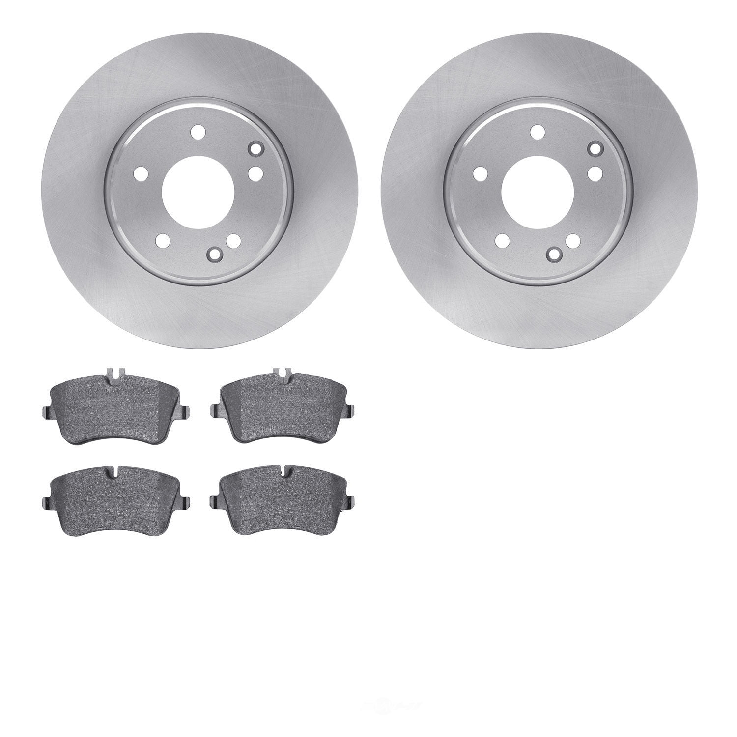 Dynamic Friction Company 6502-63302 DFC Brake Rotor with 5000 Advanced Brake Pads