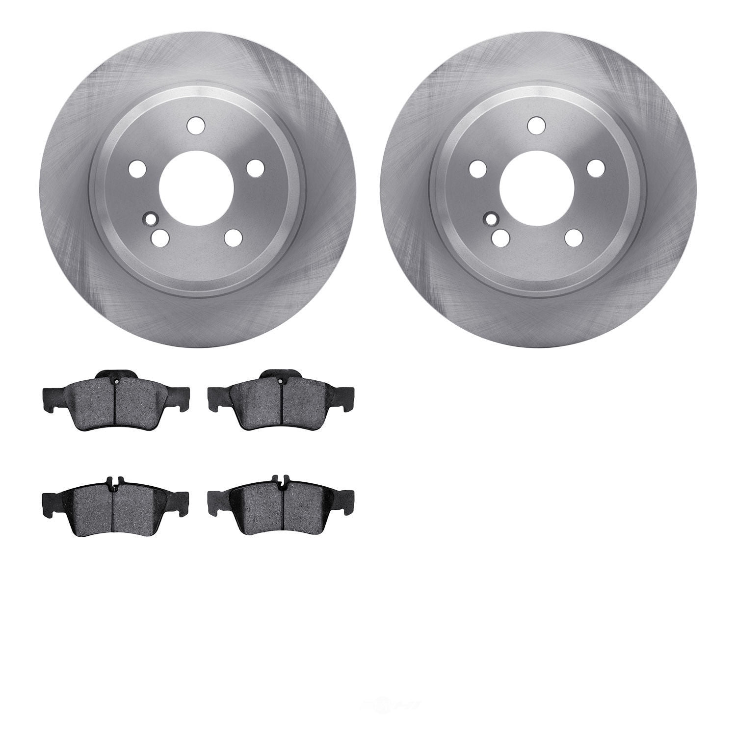 Dynamic Friction Company 6502-63310 DFC Brake Rotor with 5000 Advanced Brake Pads