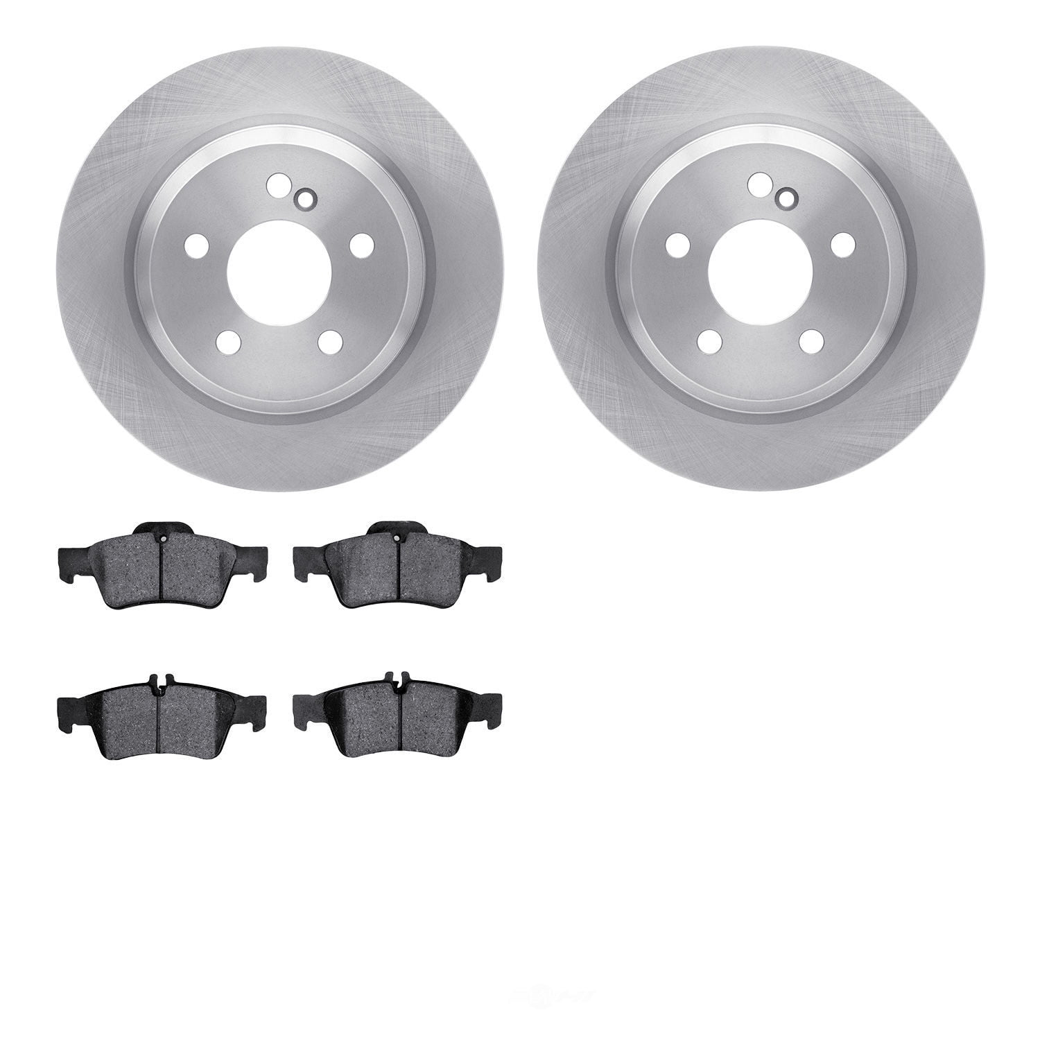 Dynamic Friction Company 6502-63320 DFC Brake Rotor with 5000 Advanced Brake Pads
