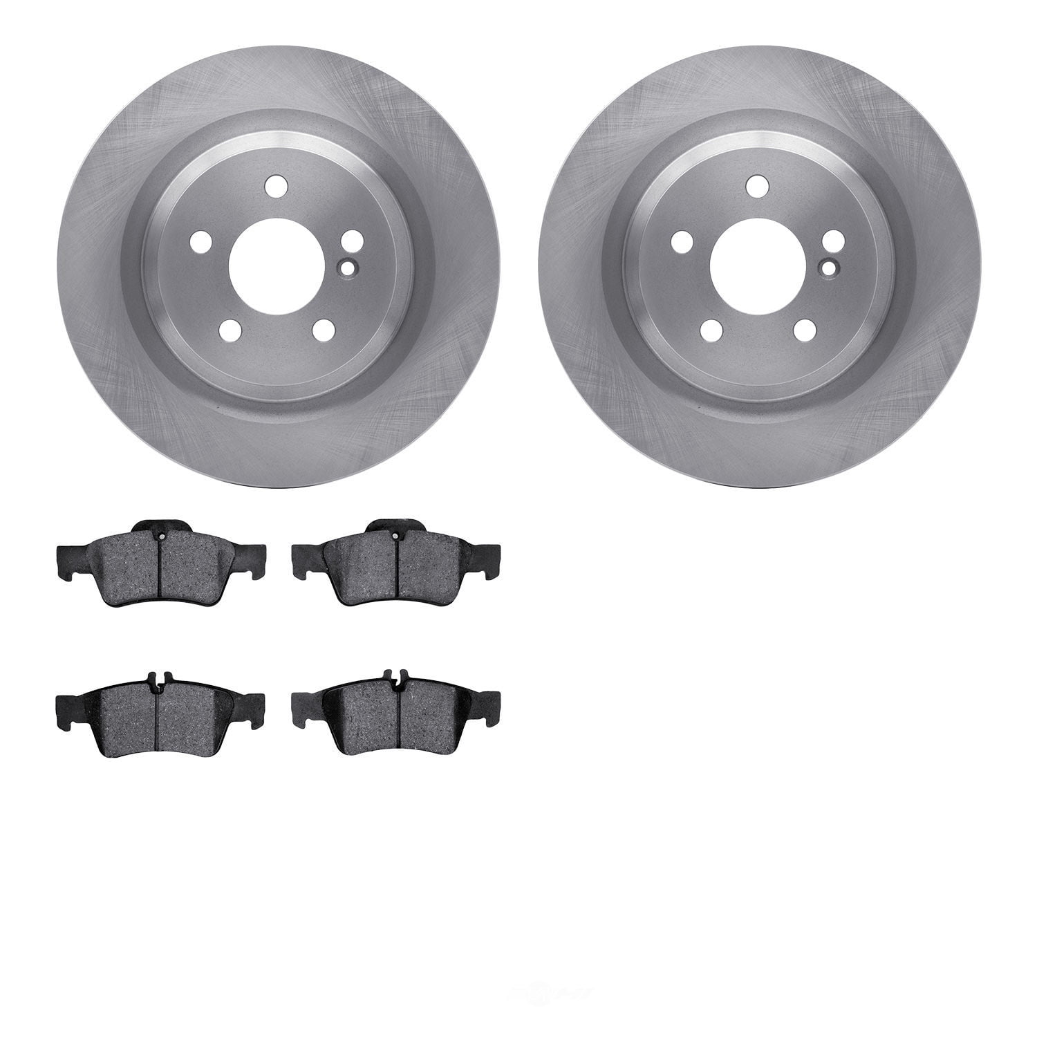 Dynamic Friction Company 6502-63365 DFC Brake Rotor with 5000 Advanced Brake Pads
