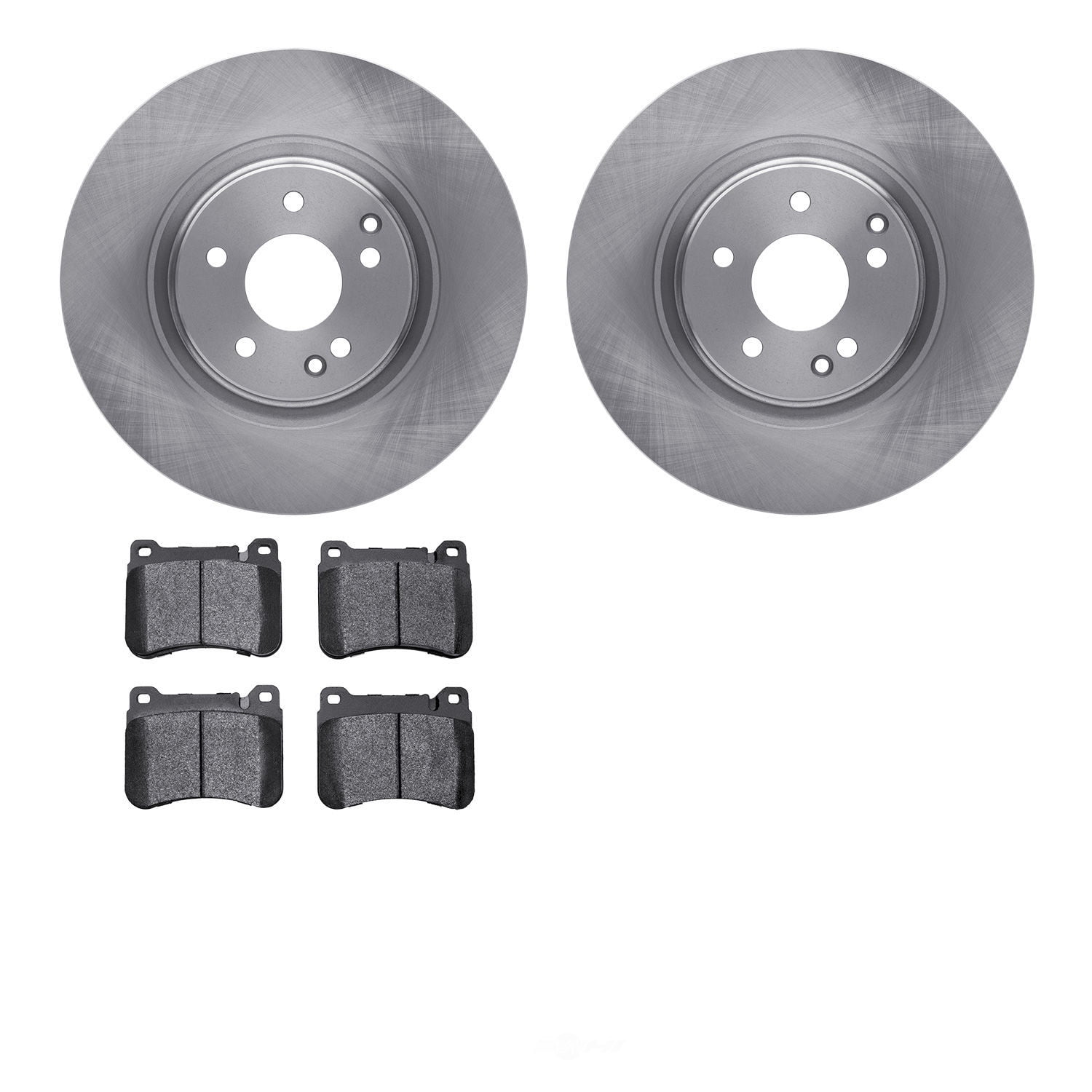 Dynamic Friction Company 6502-63369 DFC Brake Rotor with 5000 Advanced Brake Pads