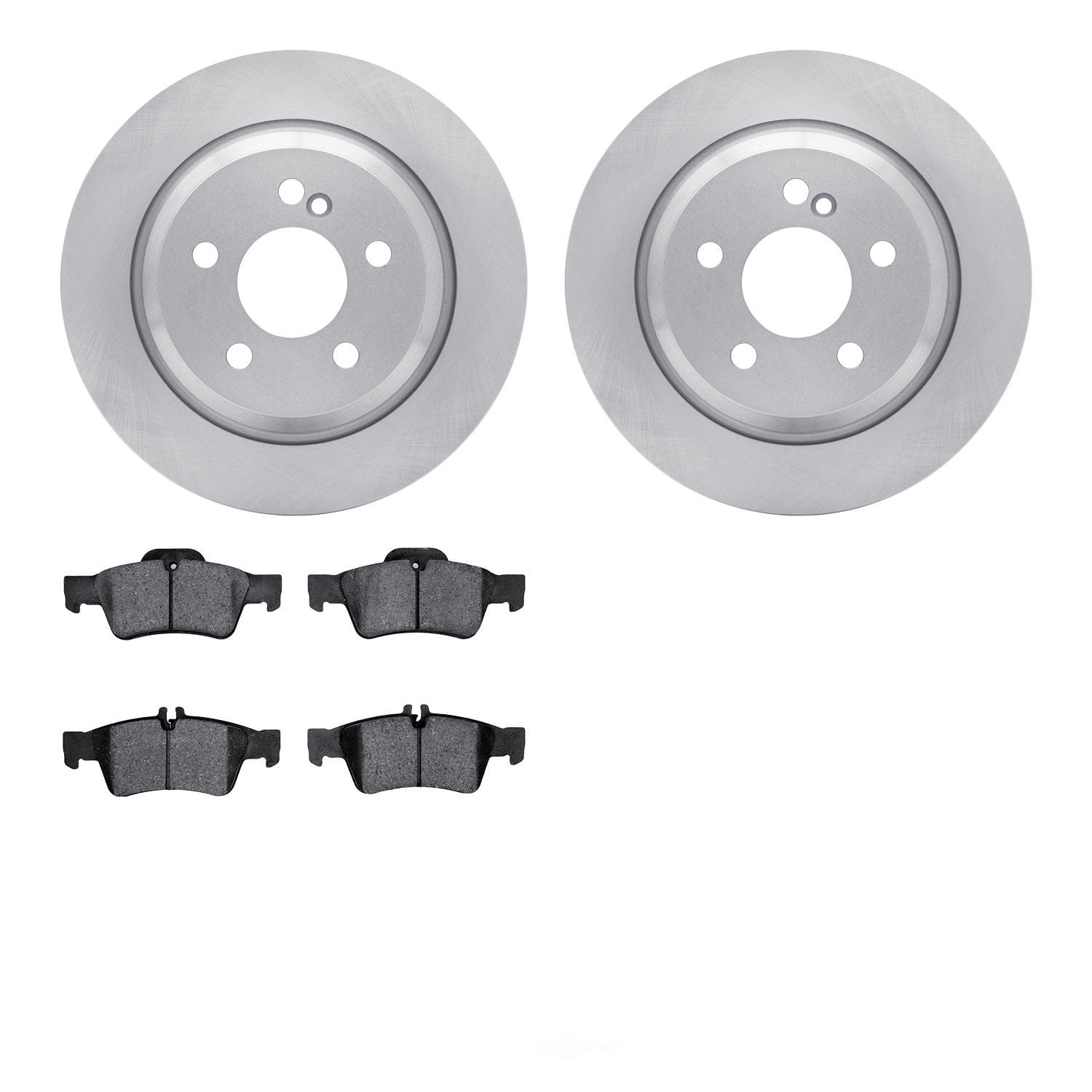 Dynamic Friction Company 6502-63372 DFC Brake Rotor with 5000 Advanced Brake Pads