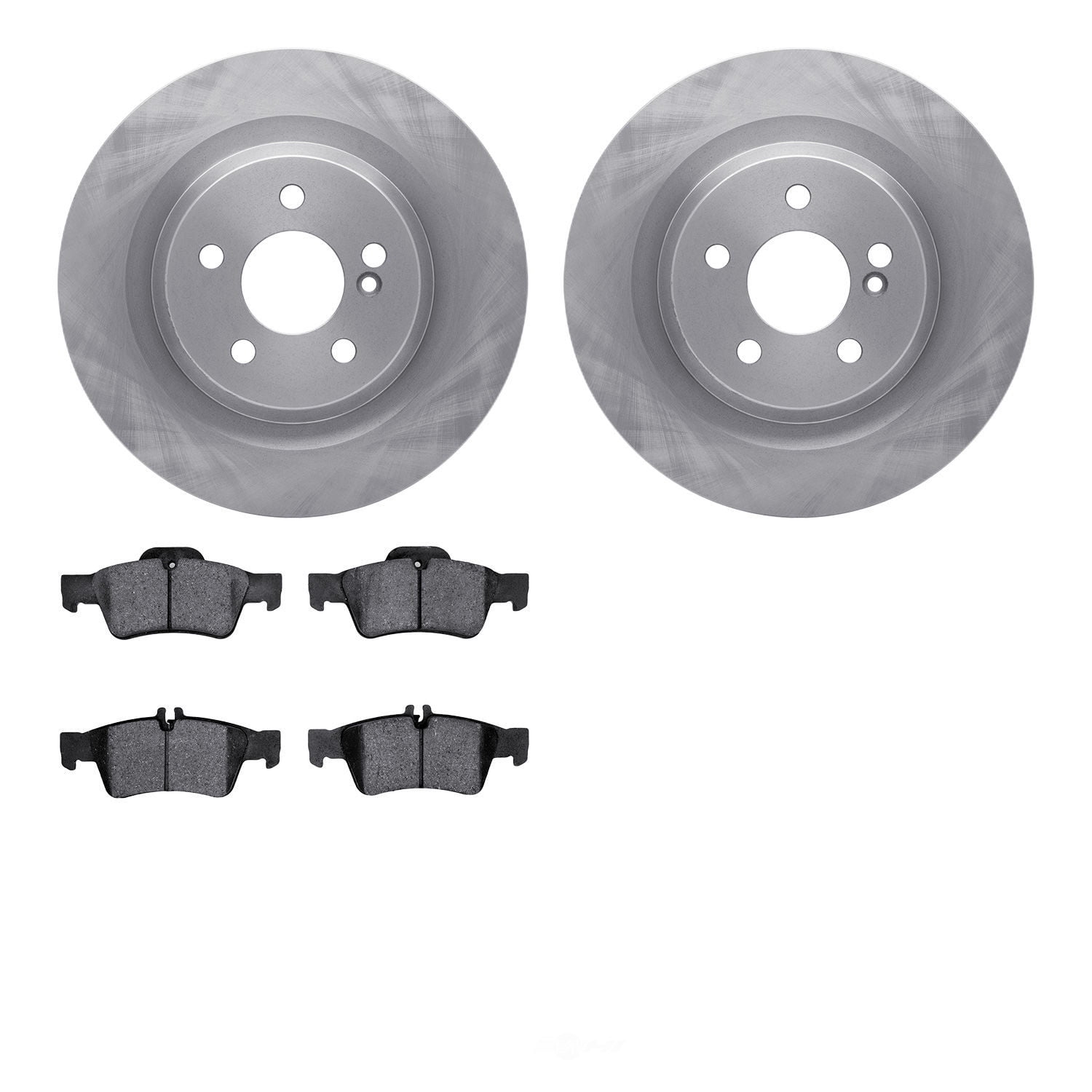 Dynamic Friction Company 6502-63414 DFC Brake Rotor with 5000 Advanced Brake Pads