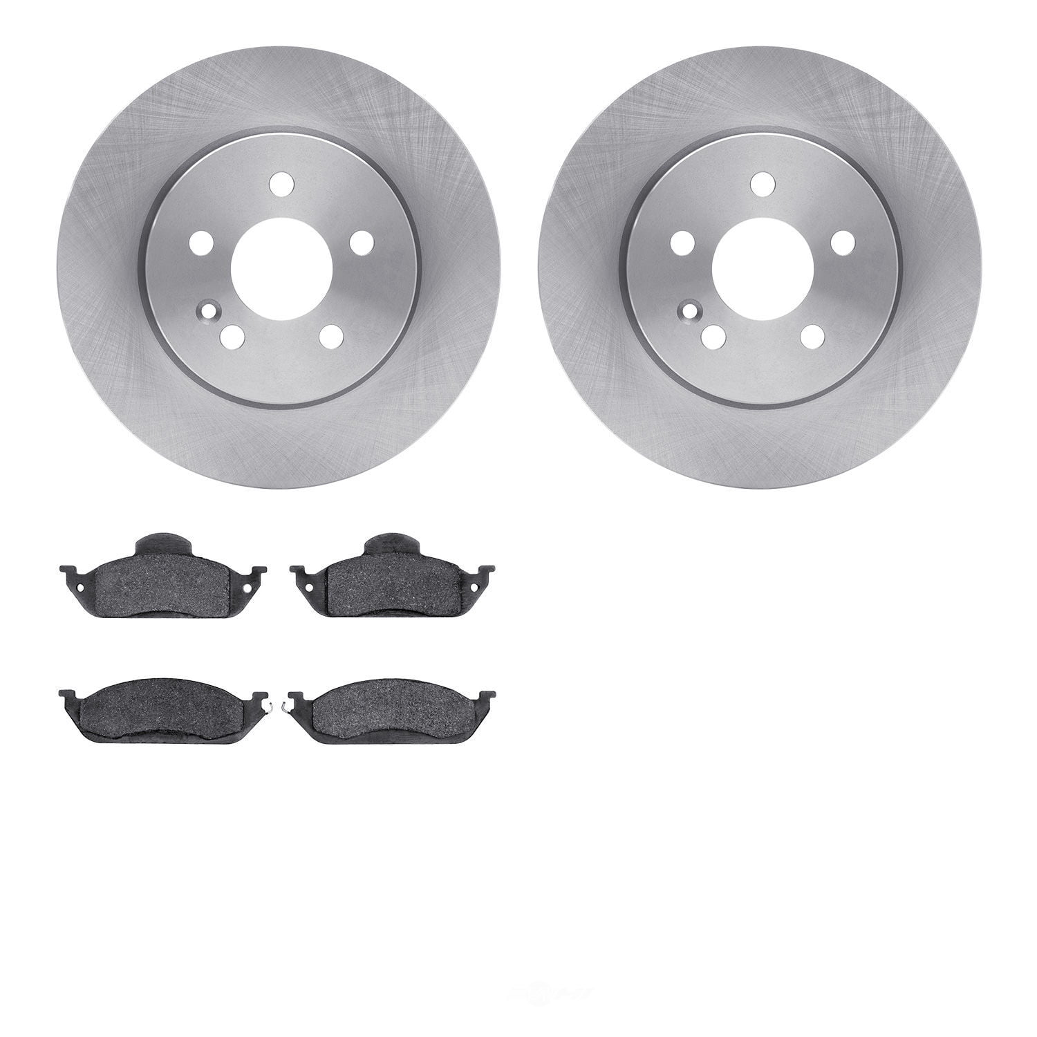 Dynamic Friction Company 6502-63457 DFC Brake Rotor with 5000 Advanced Brake Pads