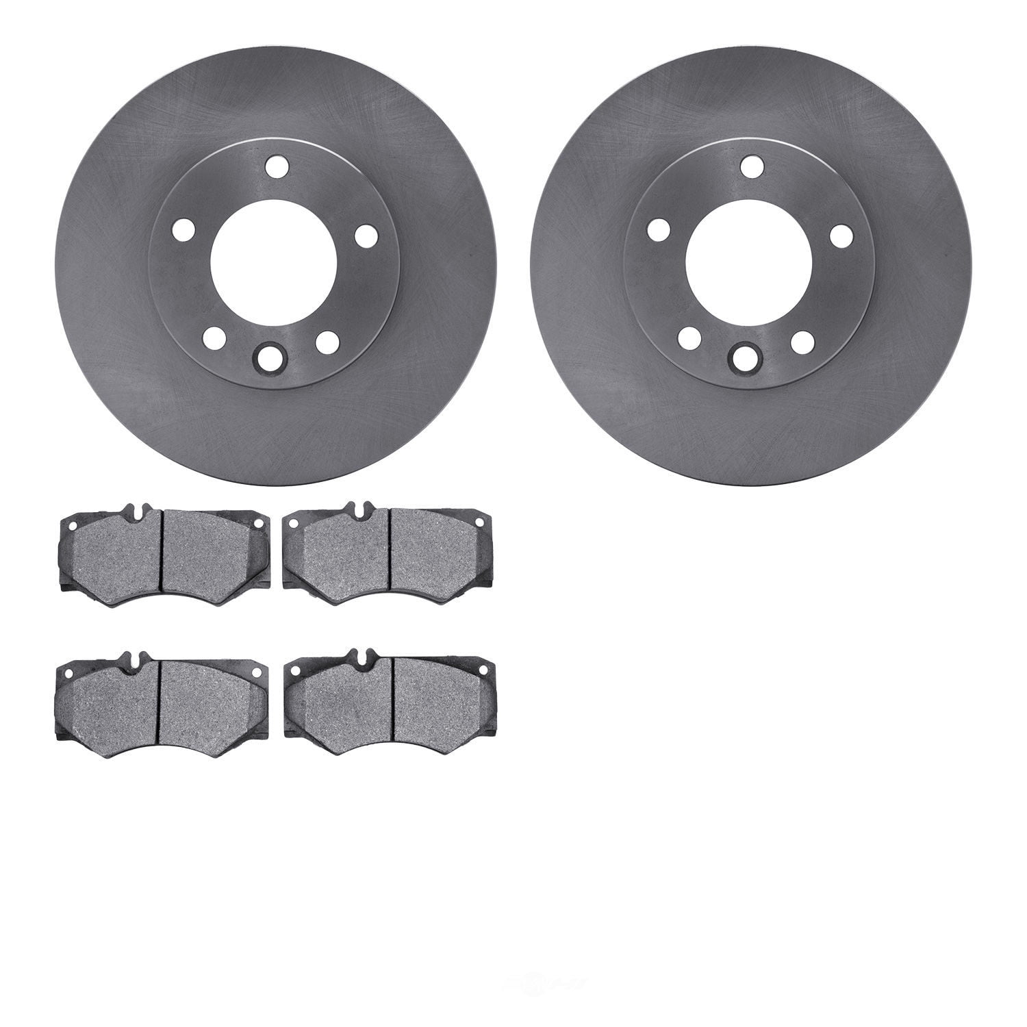 Dynamic Friction Company 6502-63502 DFC Brake Rotor with 5000 Advanced Brake Pads
