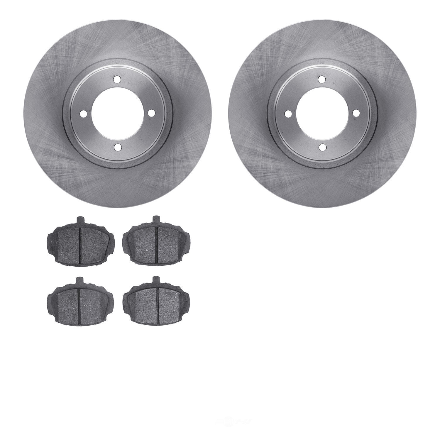 Dynamic Friction Company 6502-64007 DFC Brake Rotor with 5000 Advanced Brake Pads