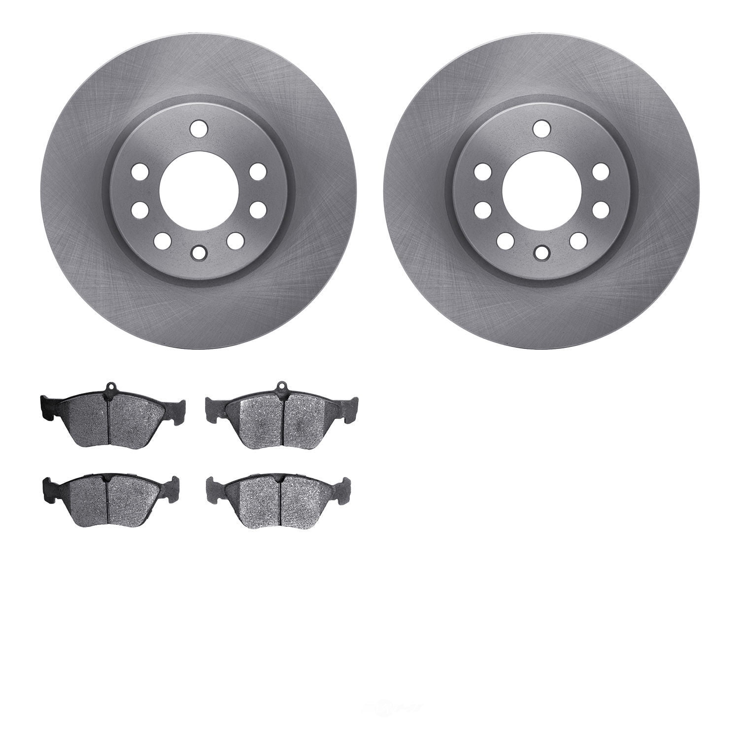 Dynamic Friction Company 6502-65067 DFC Brake Rotor with 5000 Advanced Brake Pads