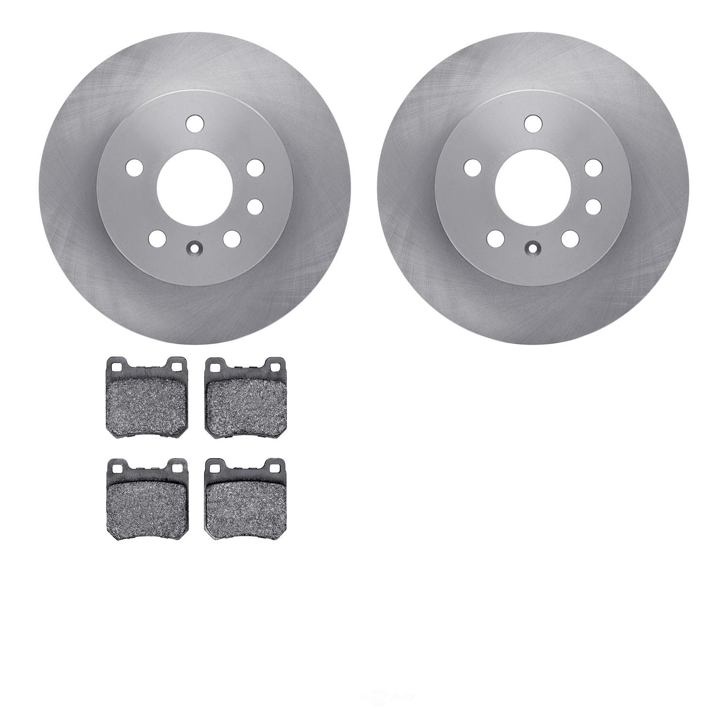 Dynamic Friction Company 6502-65073 DFC Brake Rotor with 5000 Advanced Brake Pads