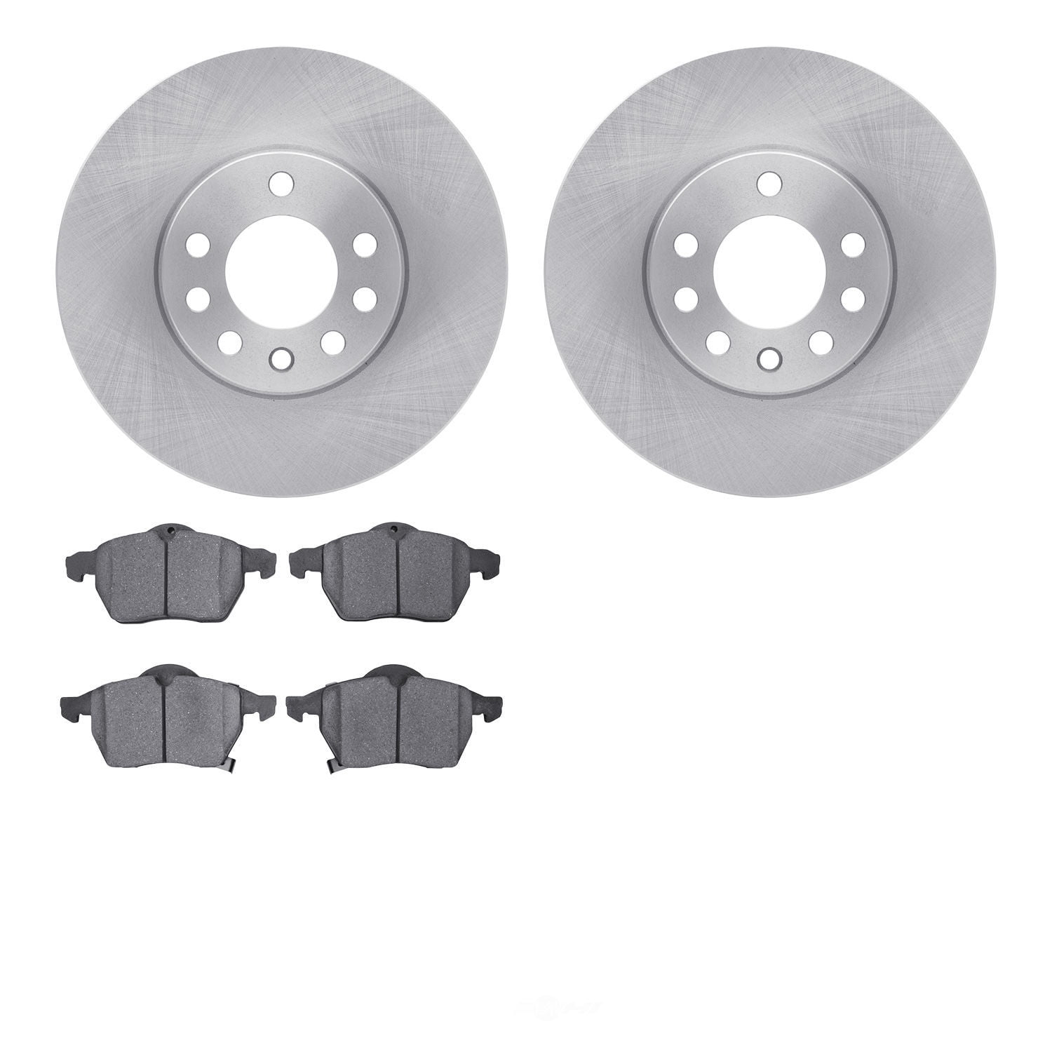 Dynamic Friction Company 6502-65075 DFC Brake Rotor with 5000 Advanced Brake Pads