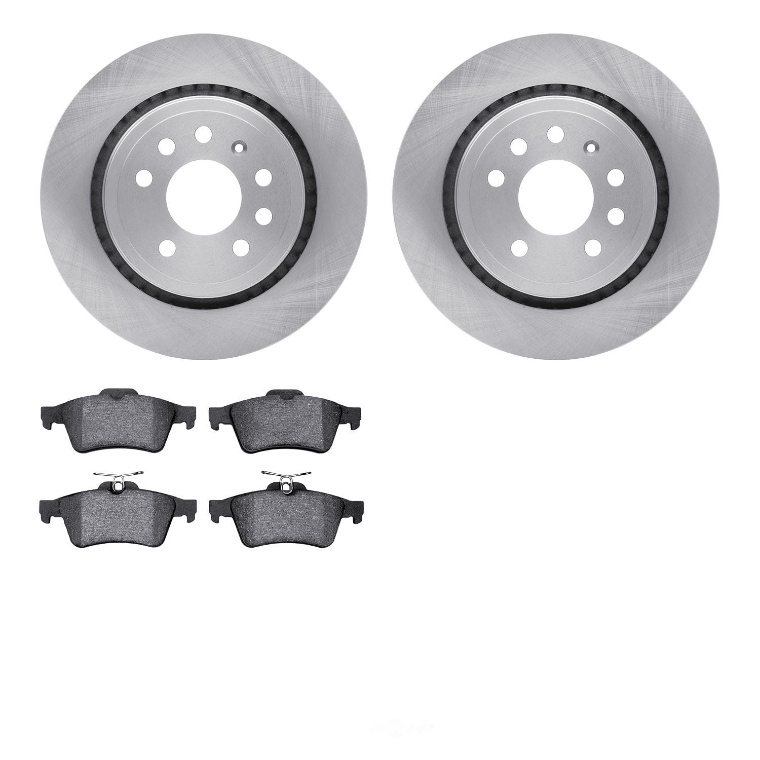 Dynamic Friction Company 6502-65112 DFC Brake Rotor with 5000 Advanced Brake Pads