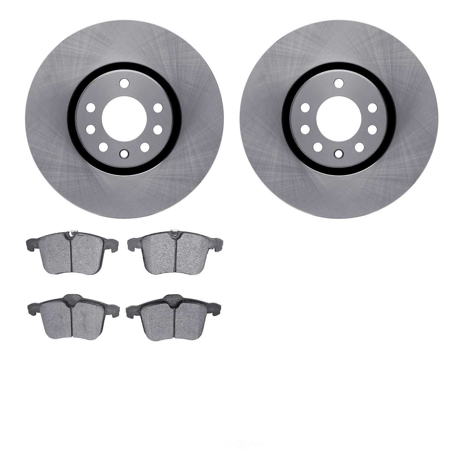 Dynamic Friction Company 6502-65117 DFC Brake Rotor with 5000 Advanced Brake Pads
