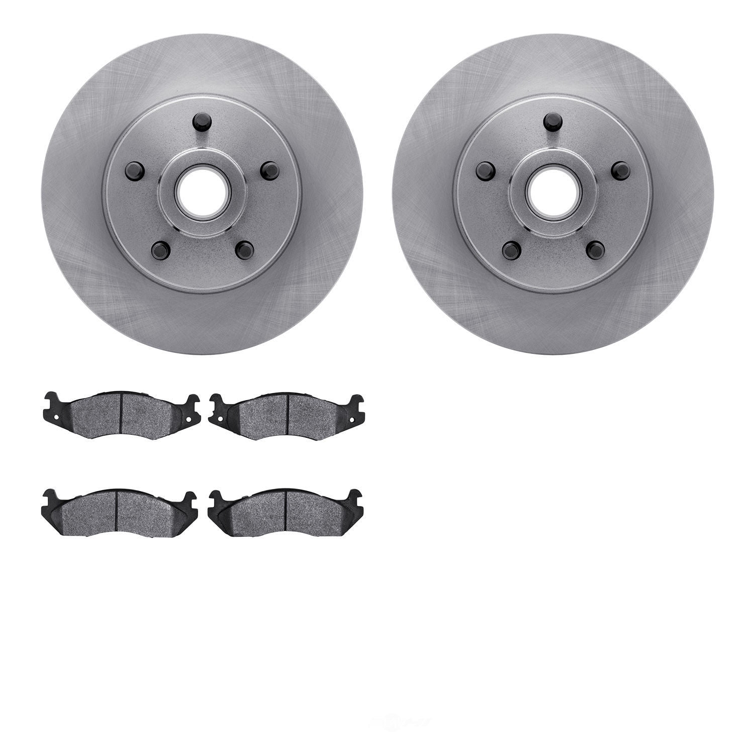 Dynamic Friction Company 6502-66030 DFC Brake Rotor with 5000 Advanced Brake Pads