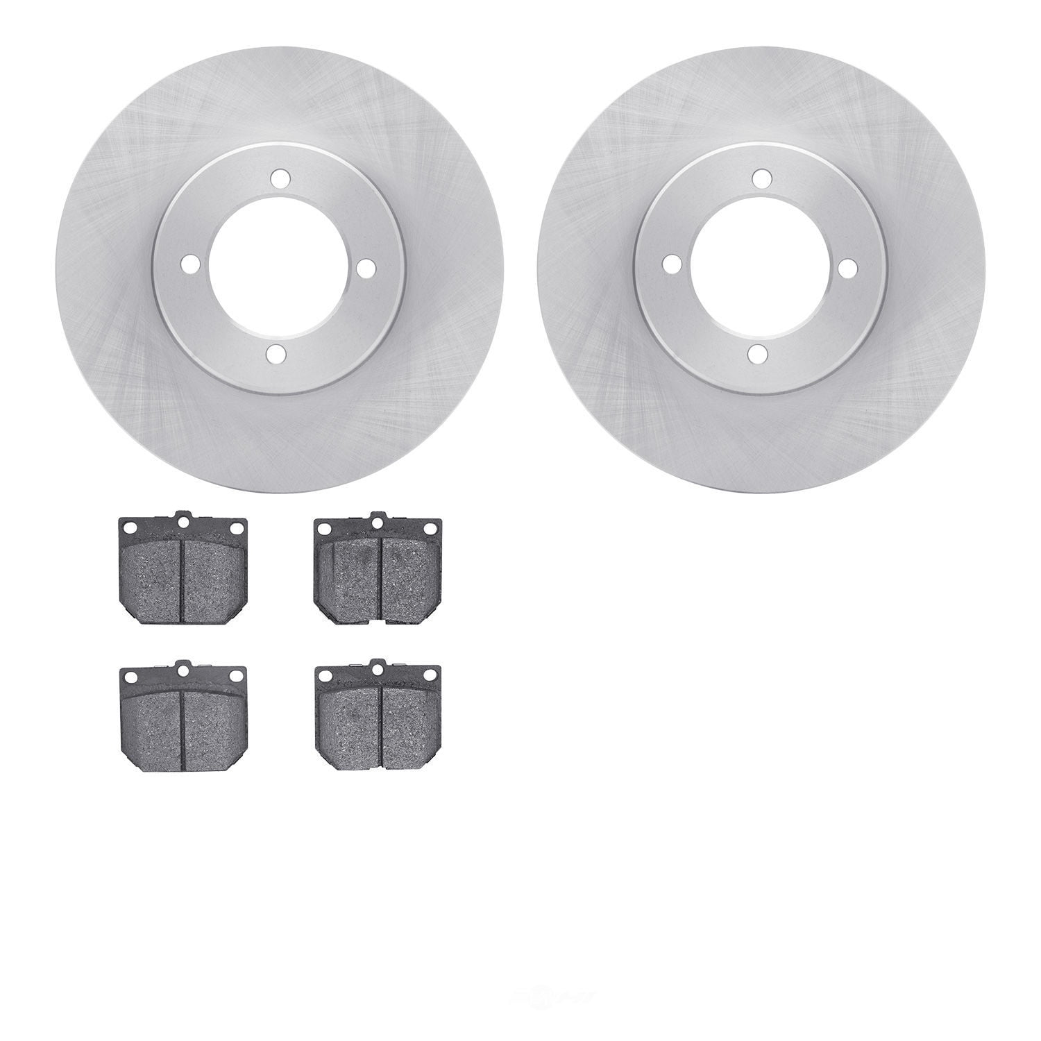 Dynamic Friction Company 6502-67121 DFC Brake Rotor with 5000 Advanced Brake Pads